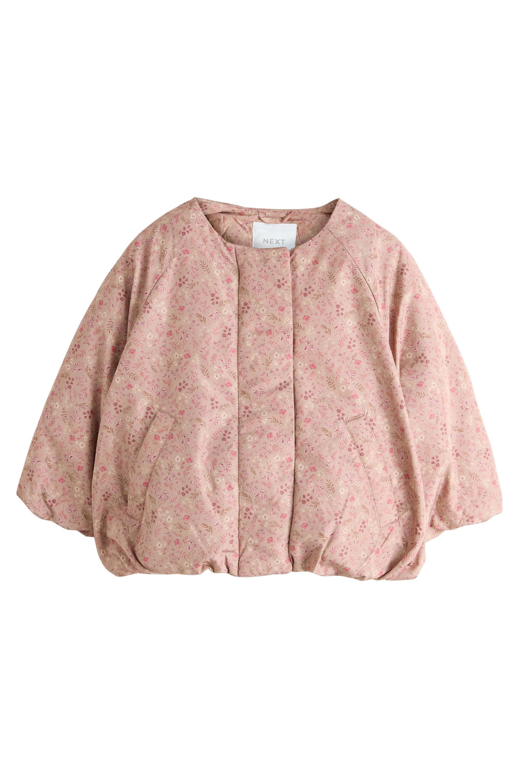 Steppjacke Wasserabweisender Mantel mit Ballonsaum