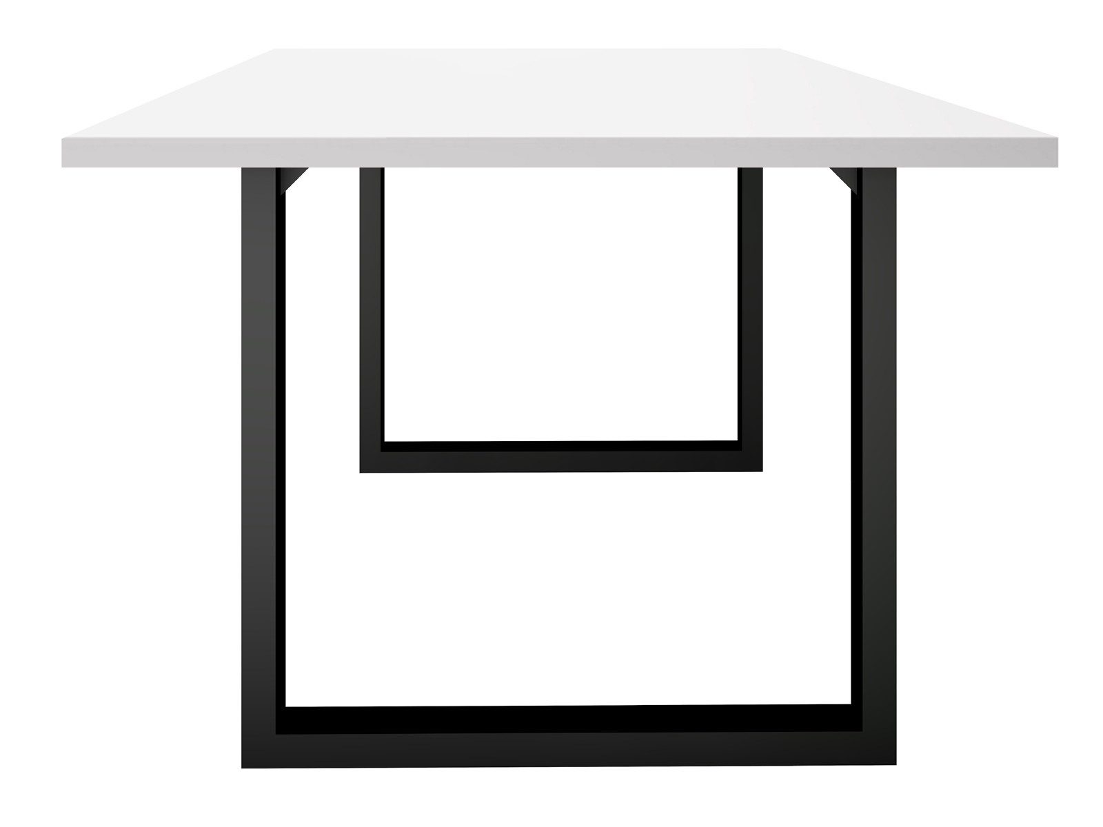 Storado Esstisch Big System Metall U Esstisch 20008, Der Esstisch "Big System" überzeugt mit modernem, minimalistischem.