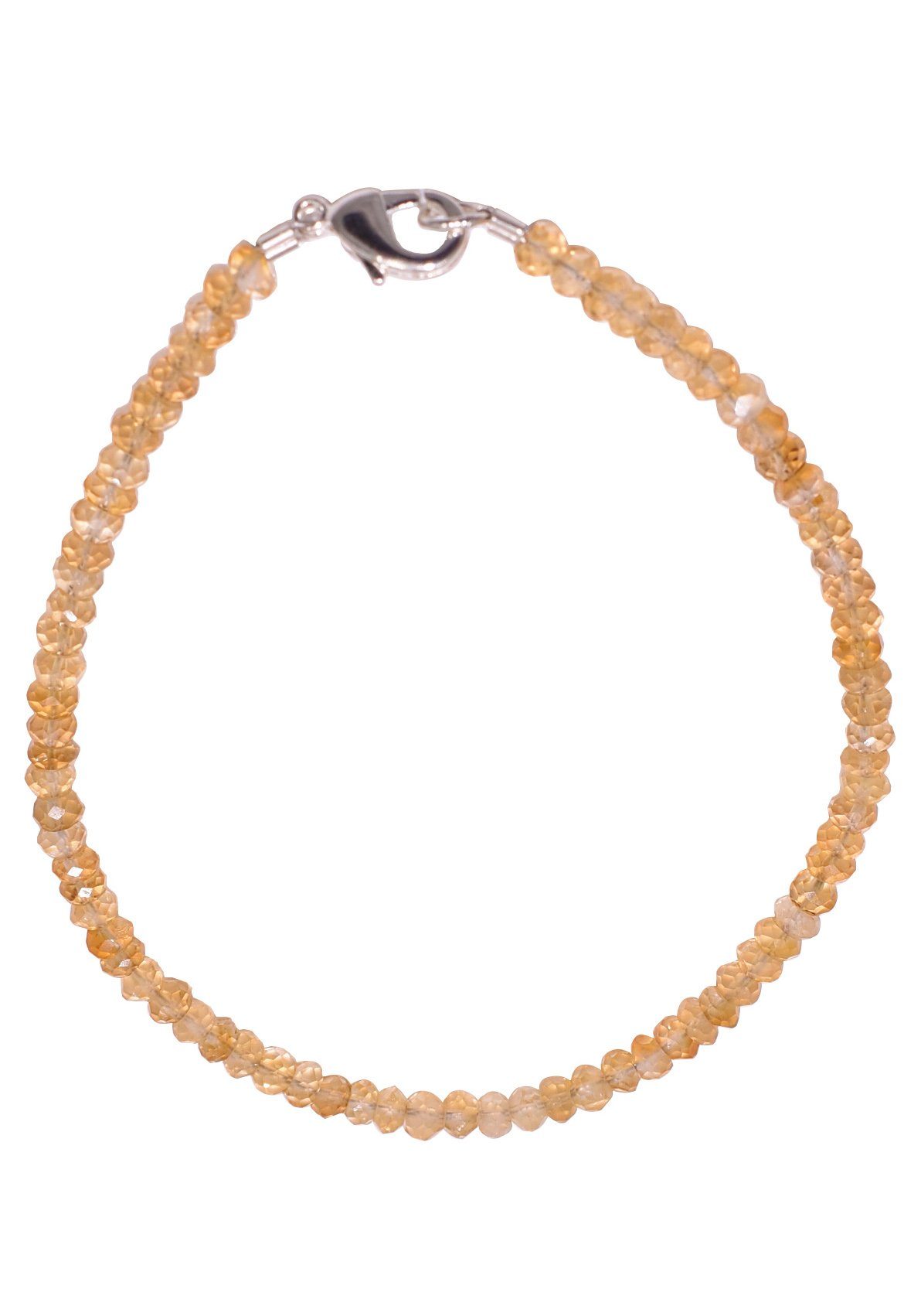 Firetti Armband Schmuck Geschenk Silber 925 Armschmuck Armband Edelstein Citrin, Made in Germany - mit Citrin