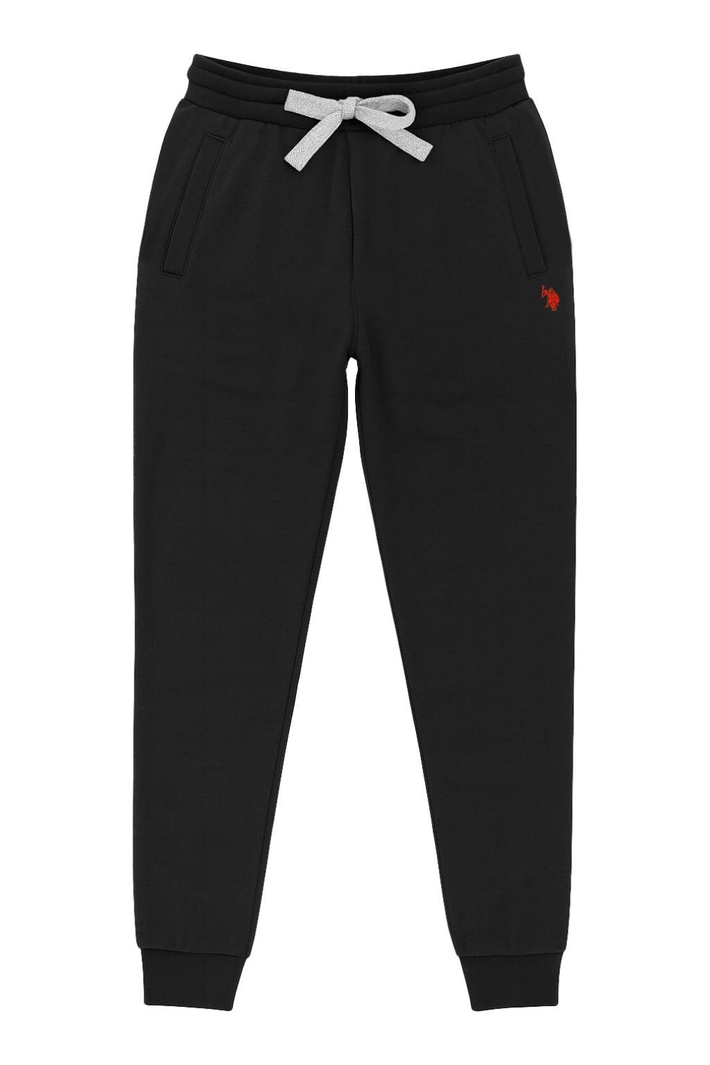 U.S. Polo Assn. Jogginghose Sweatpant (Baumwolle-Mischung) lang schwarz Herren