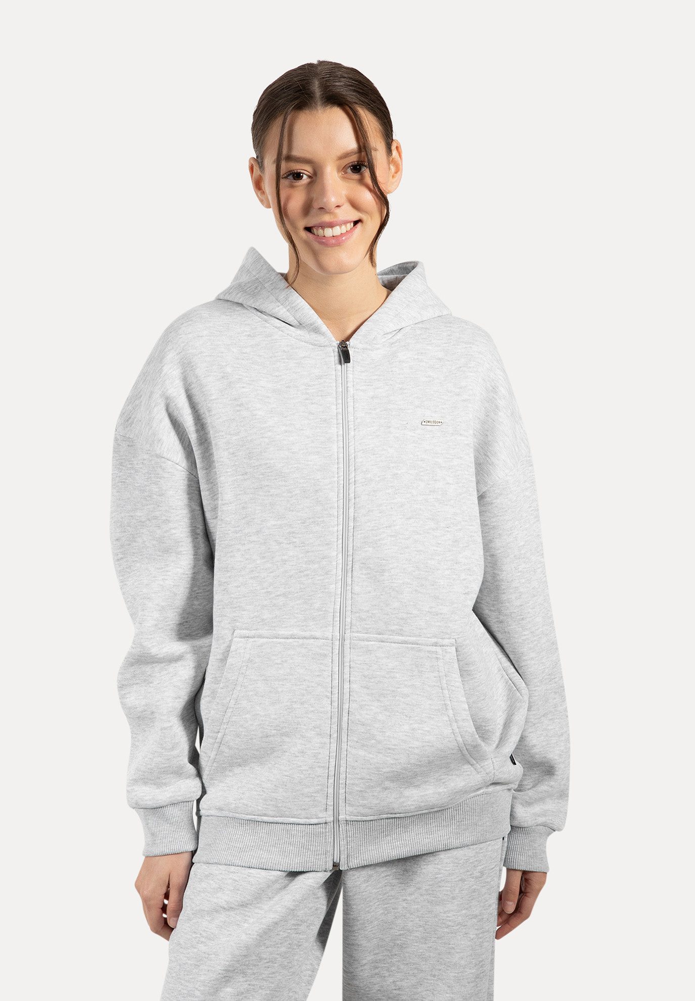 Smilodox Hoodie Lyanna, Oversize Kapuzenpullover Langarm weicher Flauschige günstig online kaufen