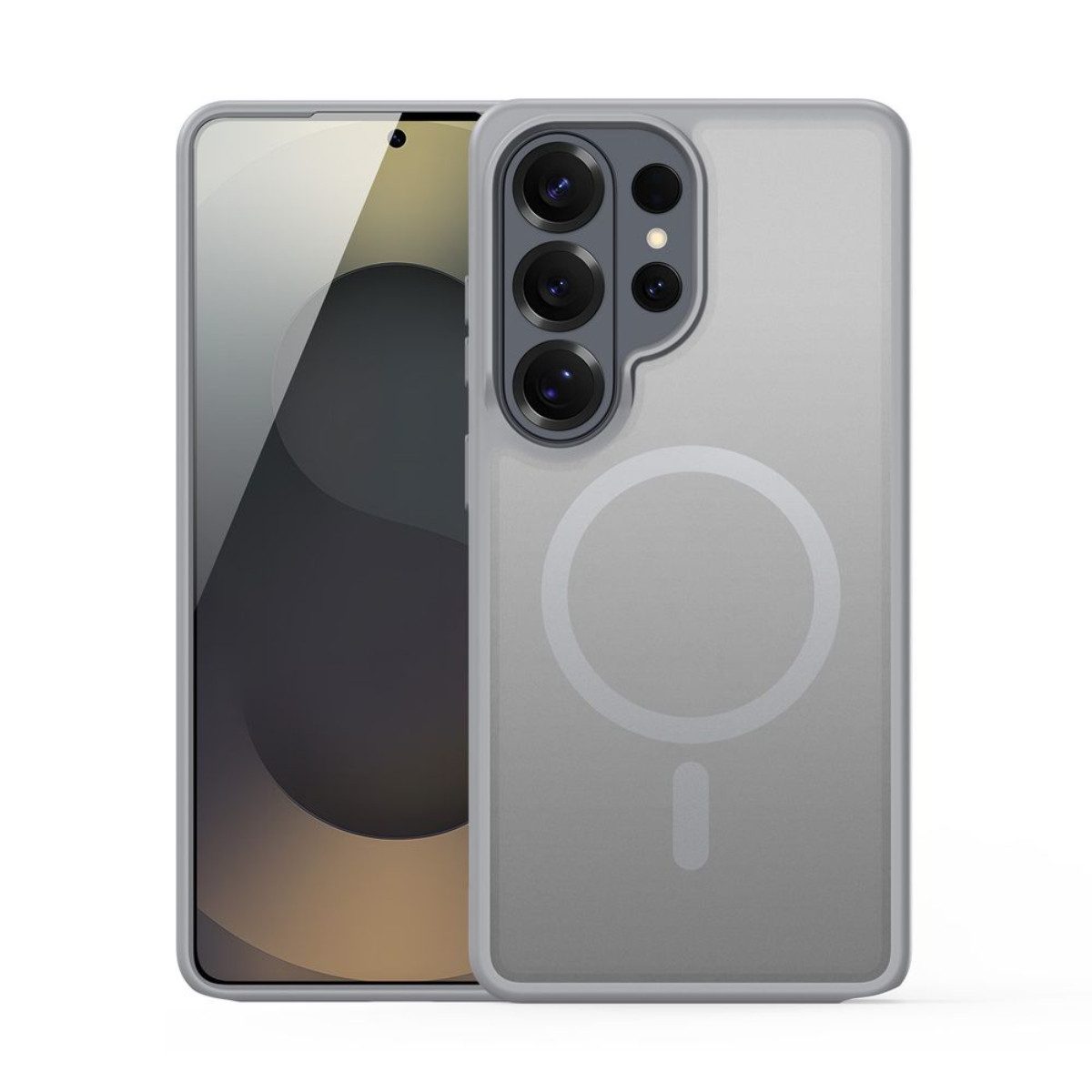 Dux Ducis Handyhülle Yind mit Magnetfunktion Kompatibel mit Samsung Galaxy S26 Ultra Grau 6,8 Zoll, Hybrid-Case mit Magnetfunktion