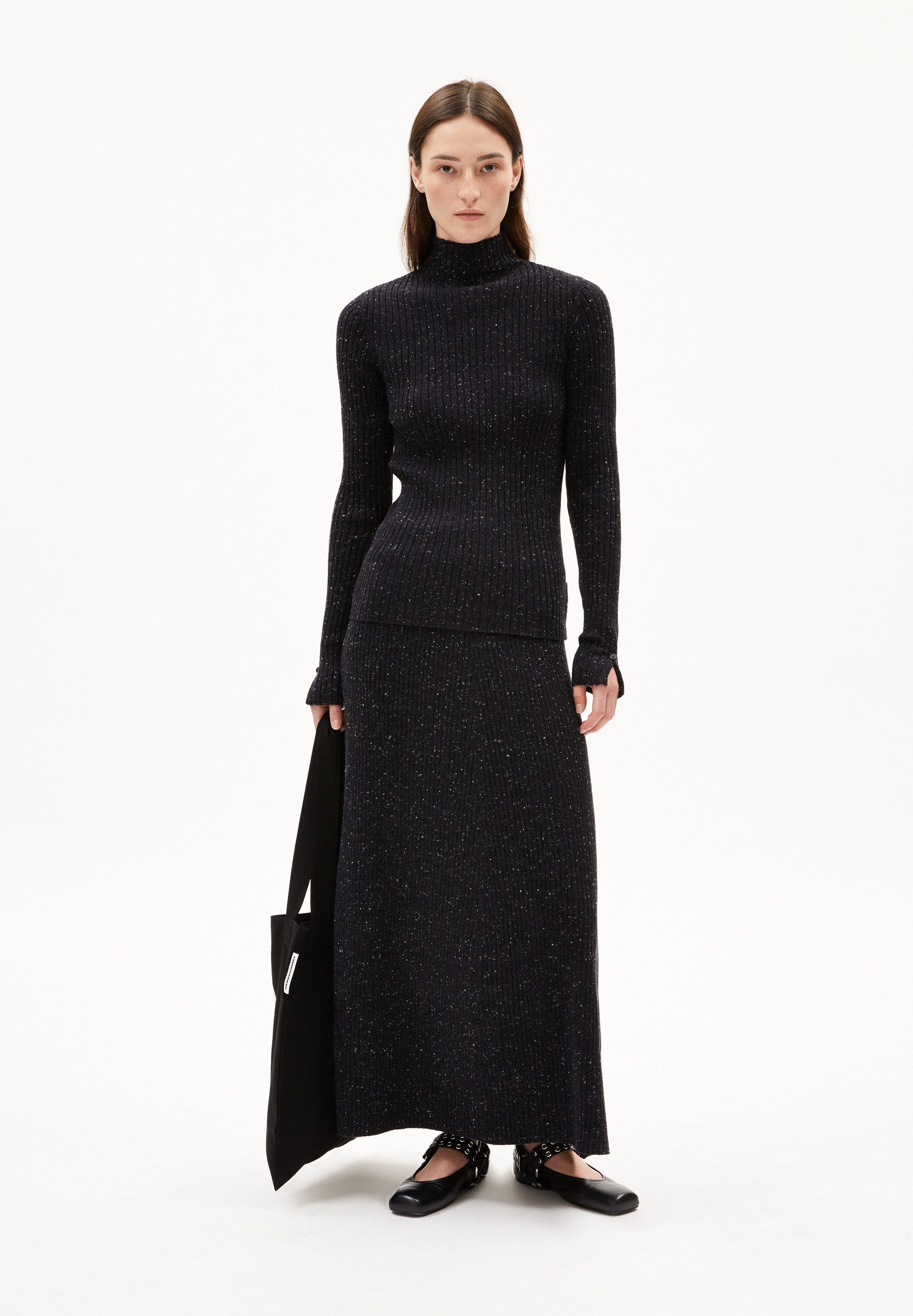 Armedangels Strickrock HANAA TWEED Strickrock aus recyclem Bio-Woll Mix Reg günstig online kaufen