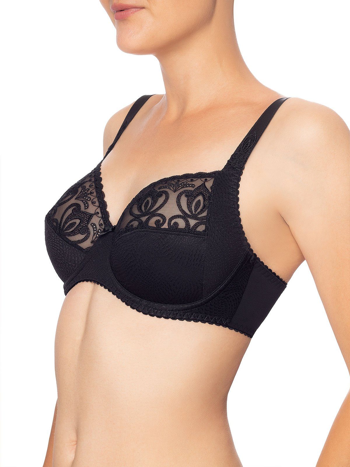 Felina Set: (Spar-Set, Schwarz Bügel-BH BH - 2-tlg) 2er Bügel Pack Serenada