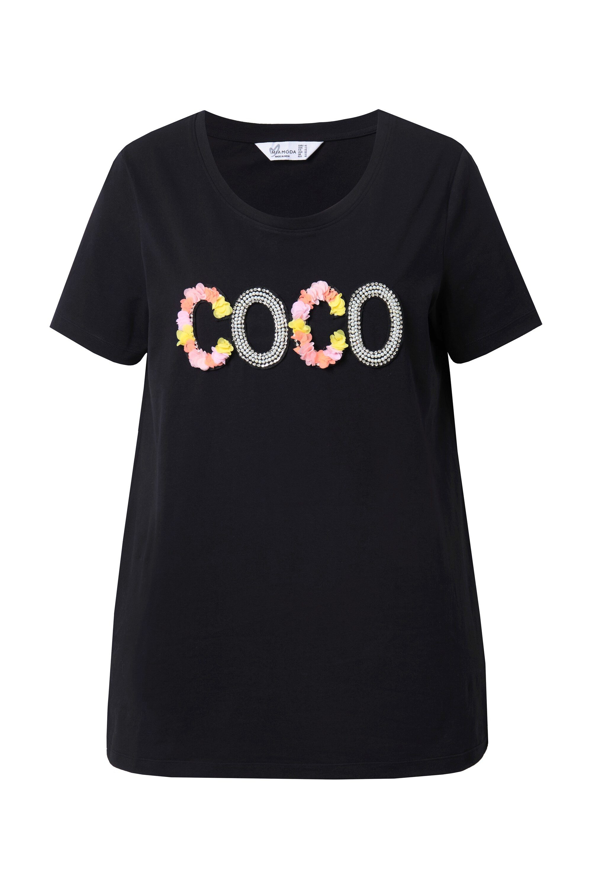 MIAMODA T-Shirt T-Shirt A-Linie COCO-Applikation günstig online kaufen