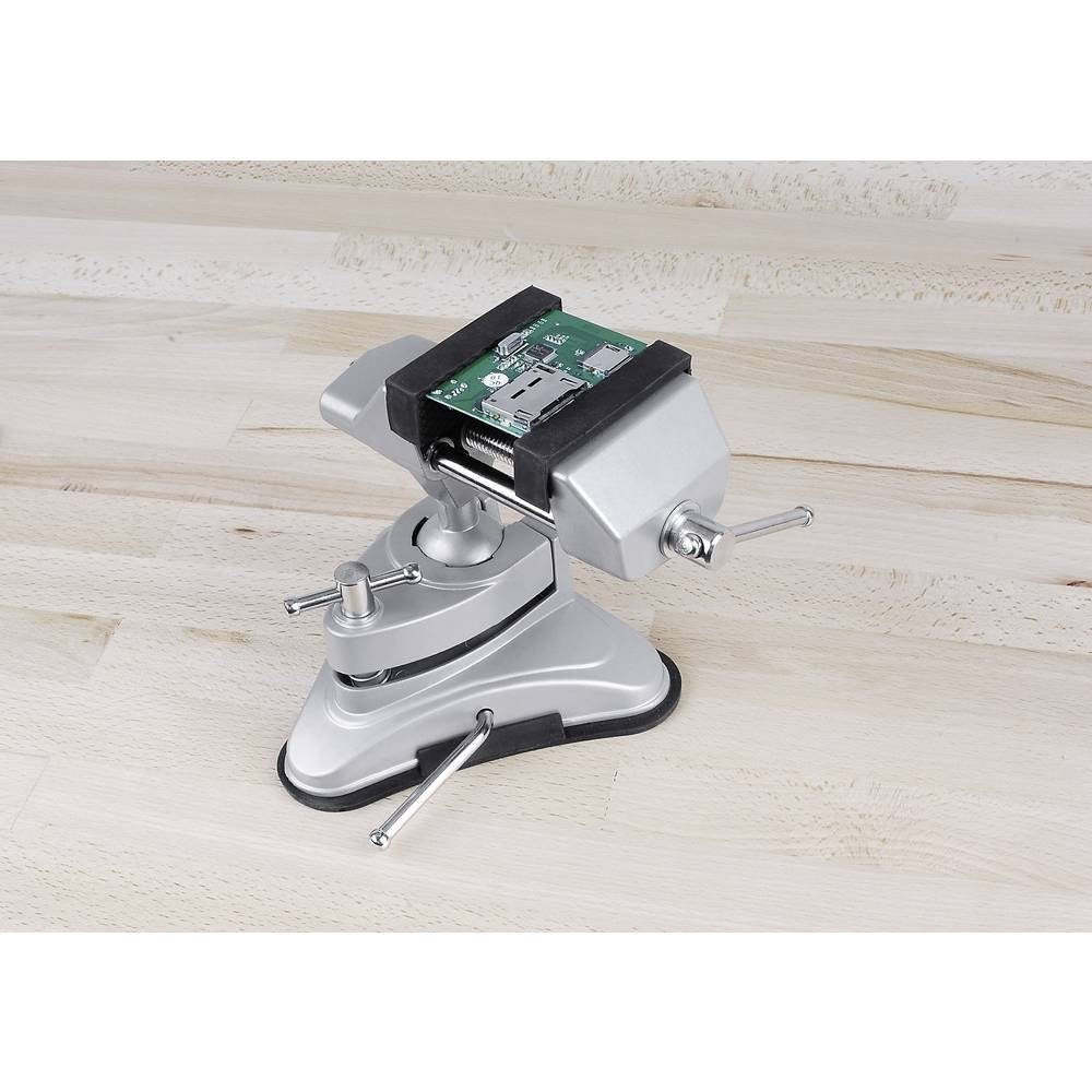 Basetech Schraubstock Feinmechaniker Schraubstock mit Vakkuum Standfuß 1553063 – Bild 5 von 5