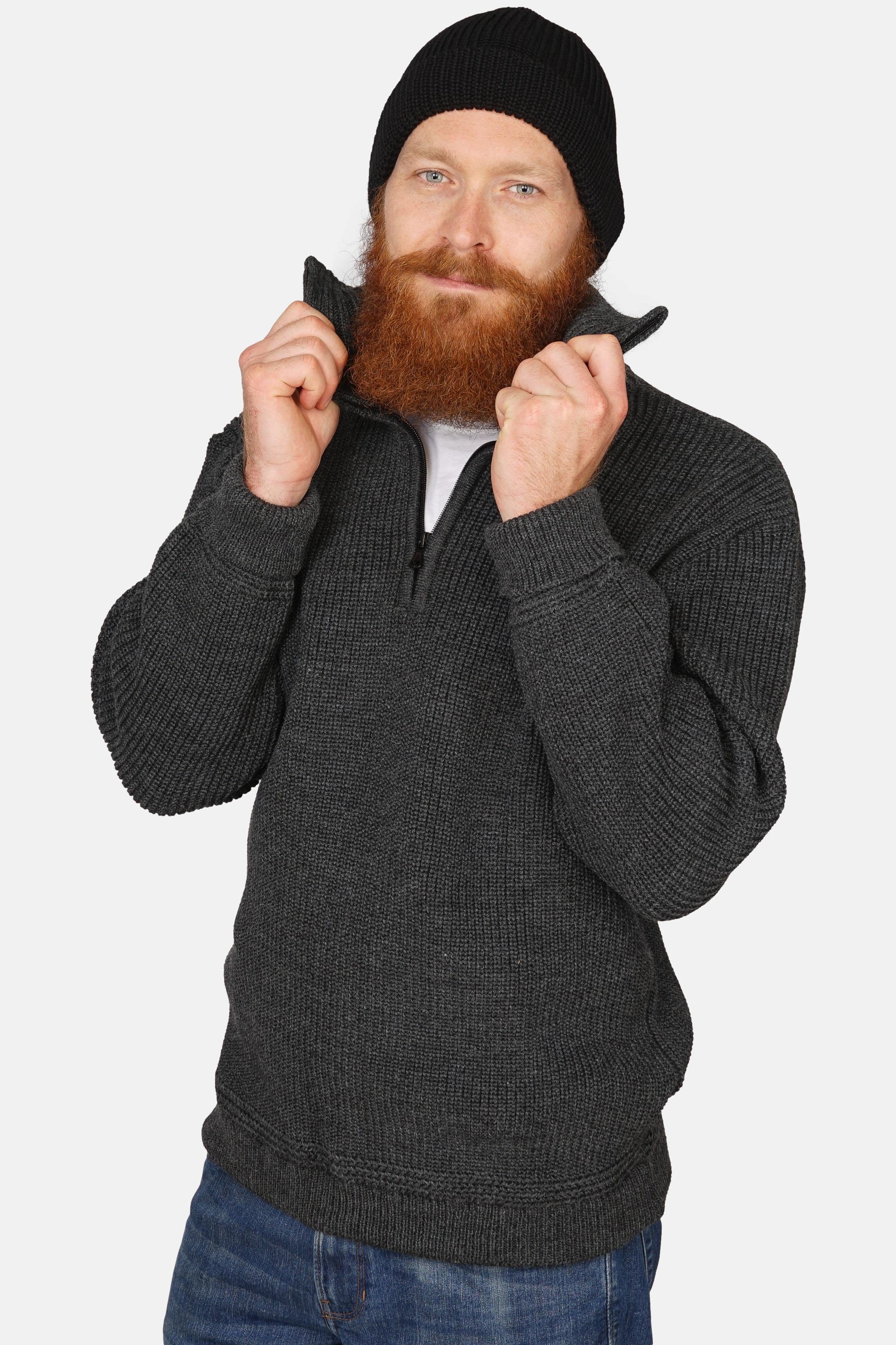 HANSEHELD Troyer Herren Troyer Schurwolle - Made in Germany