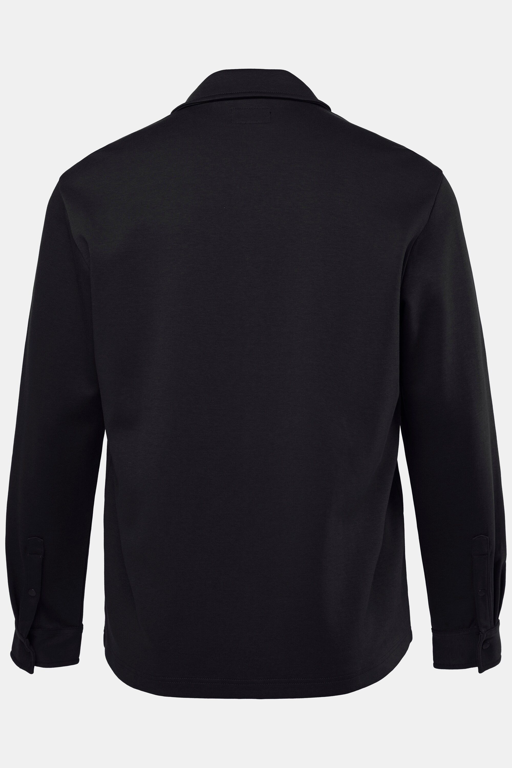 Men Plus Businesshemd Jersey-Overshirt FLEXLASTIC® Langarm Hemd
