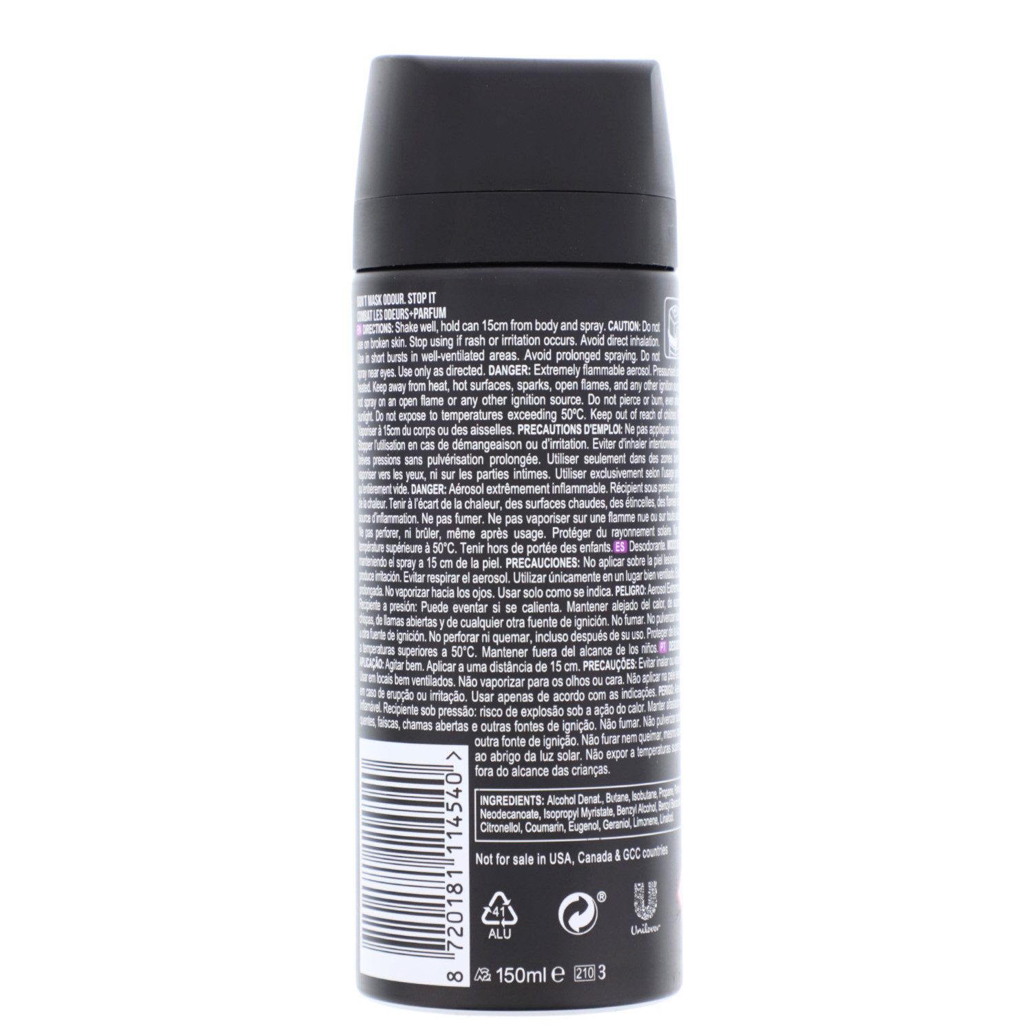axe Deo-Spray 6 x AXE Deodorant Bodyspray Marine 48H Non Stopp Frische je 150ml