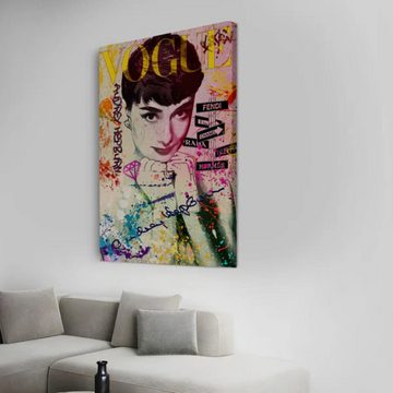 Art100 Leinwandbild Audrey Hepburn Pop Art Leinwandbild Kunst