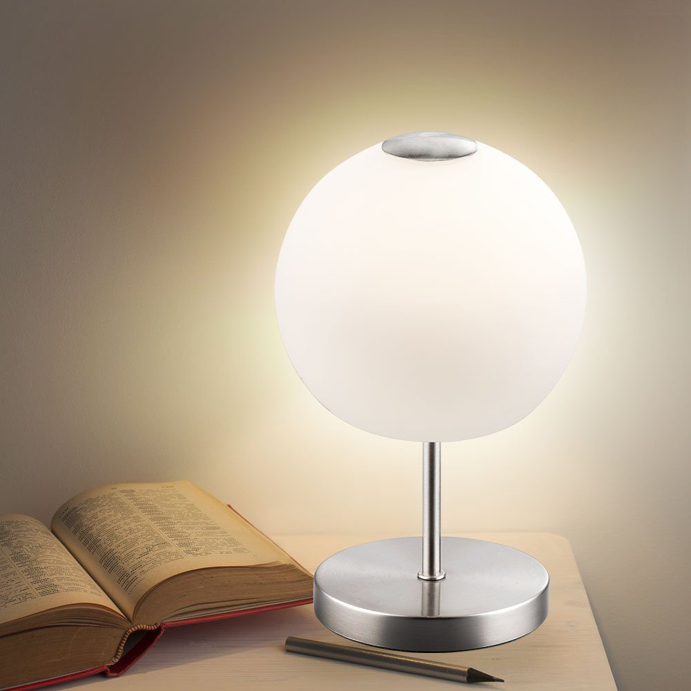 etc-shop LED Tischleuchte, LED-Leuchtmittel Leseleuchte Warmweiß, Tischlampe fest Tischleuchte Beistelllampe verbaut