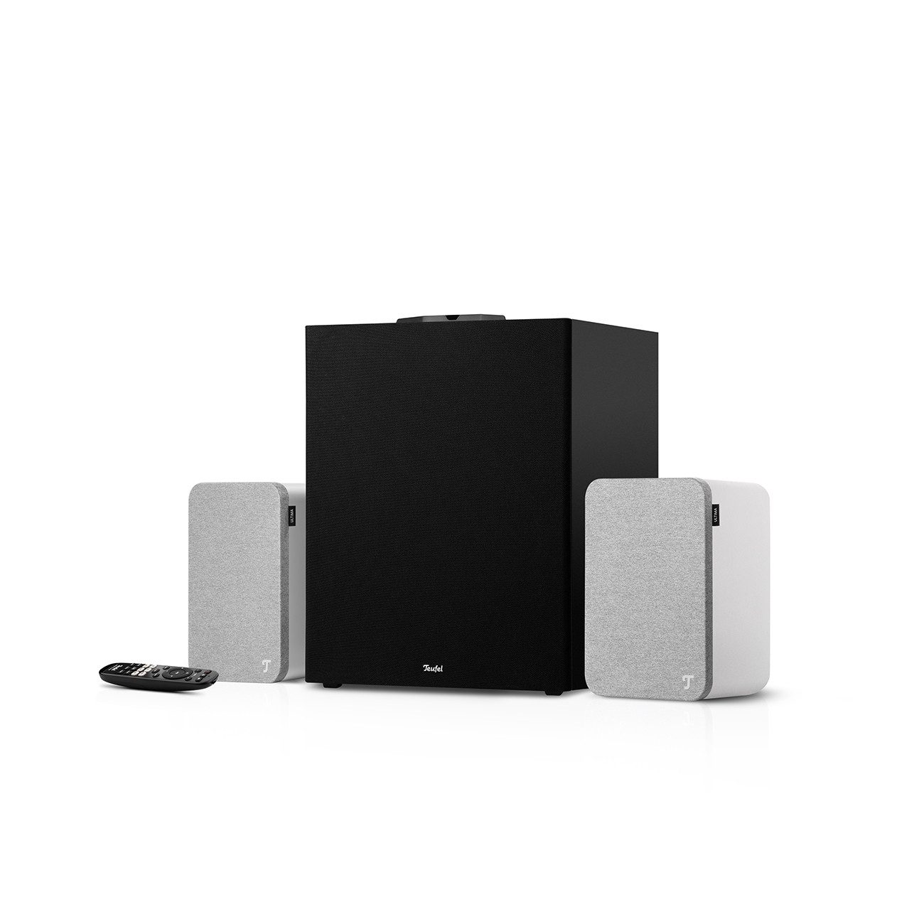 Teufel ULTIMA 20 CONCEPT Power Edition "2.1-Set" Lautsprechersystem (Bluetooth, HDMI, 150 W, Integrierter AV-Receiver mit Bluetooth 5.0)