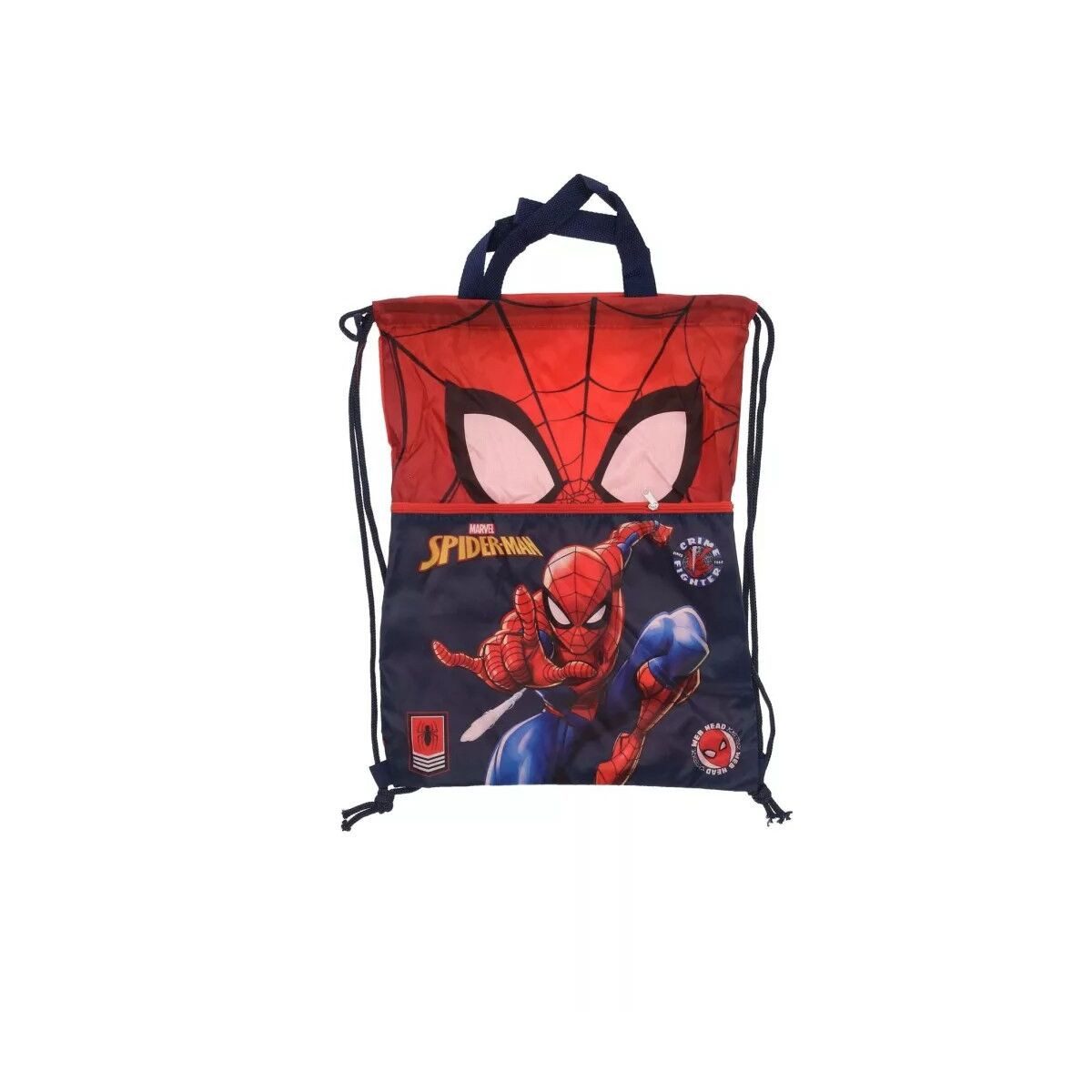 Spiderman Sporttasche Spiderman Crime Fighter Deluxe Sporttasche, Turnbeutel 45 cm
