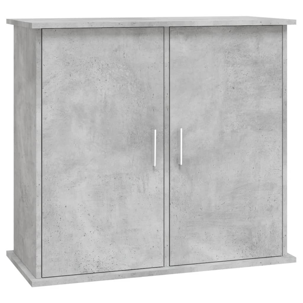 Aquariumunterschrank Aquariumständer Betongrau 81x36x73 cm Spanplatte Aquarium Unterstand T