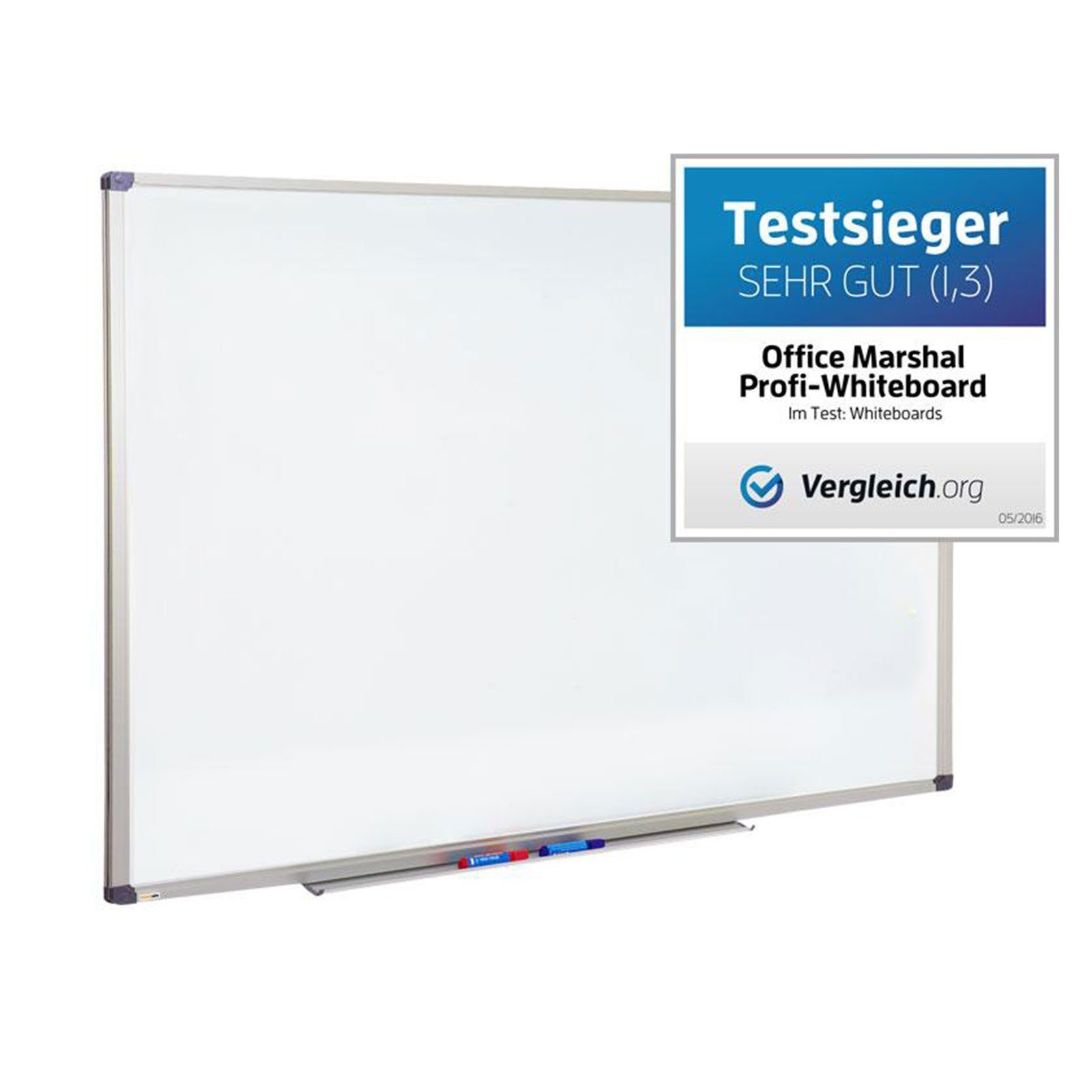 Karat Magnettafel Whiteboard Office, Magnettafel, verschiedene Größen, Lackiert, Extra kratzfest