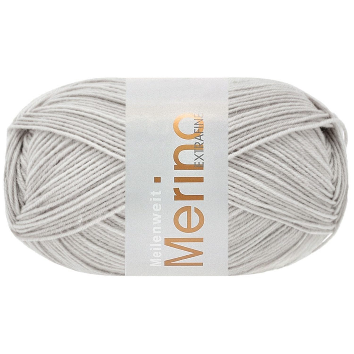 LANA GROSSA MEILENWEIT 100 g MERINO EXTRAFINE Häkelwolle, 420 m (weiche 4-fach Merino-Sockenwolle), 100 g