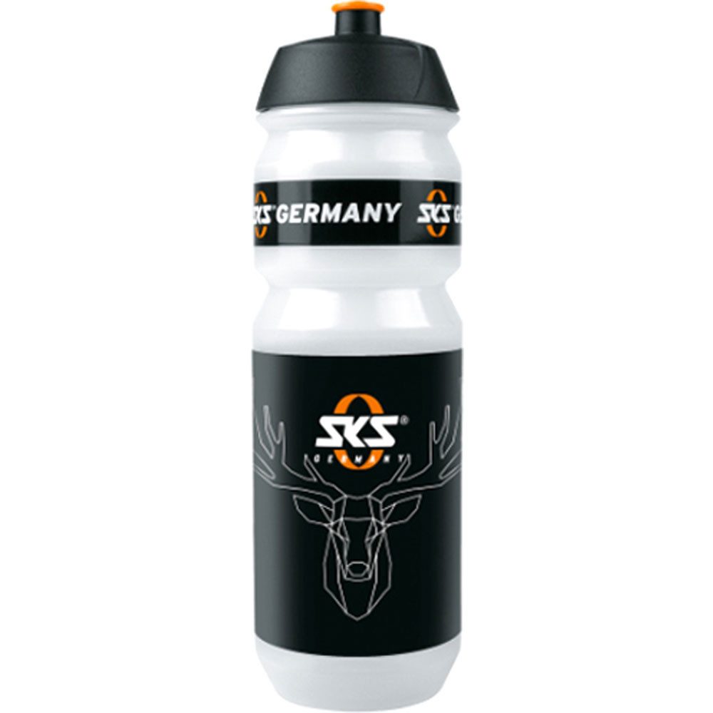 Trinkflasche SKS Trinkflasche Large schwarz transparent 750ml Fahrrad