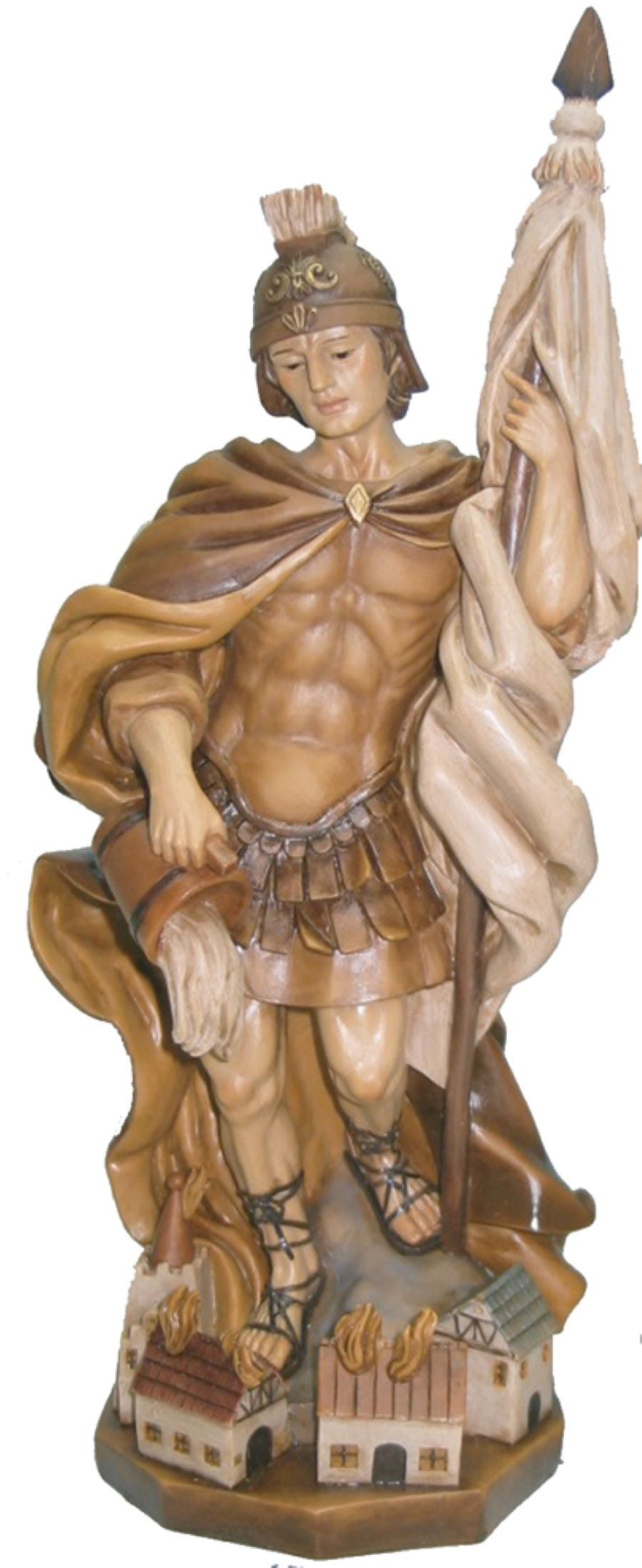 FADEDA Skulptur FADEDA Hlg. Florian, gebeizt, Höhe in cm: 50 (1 St)