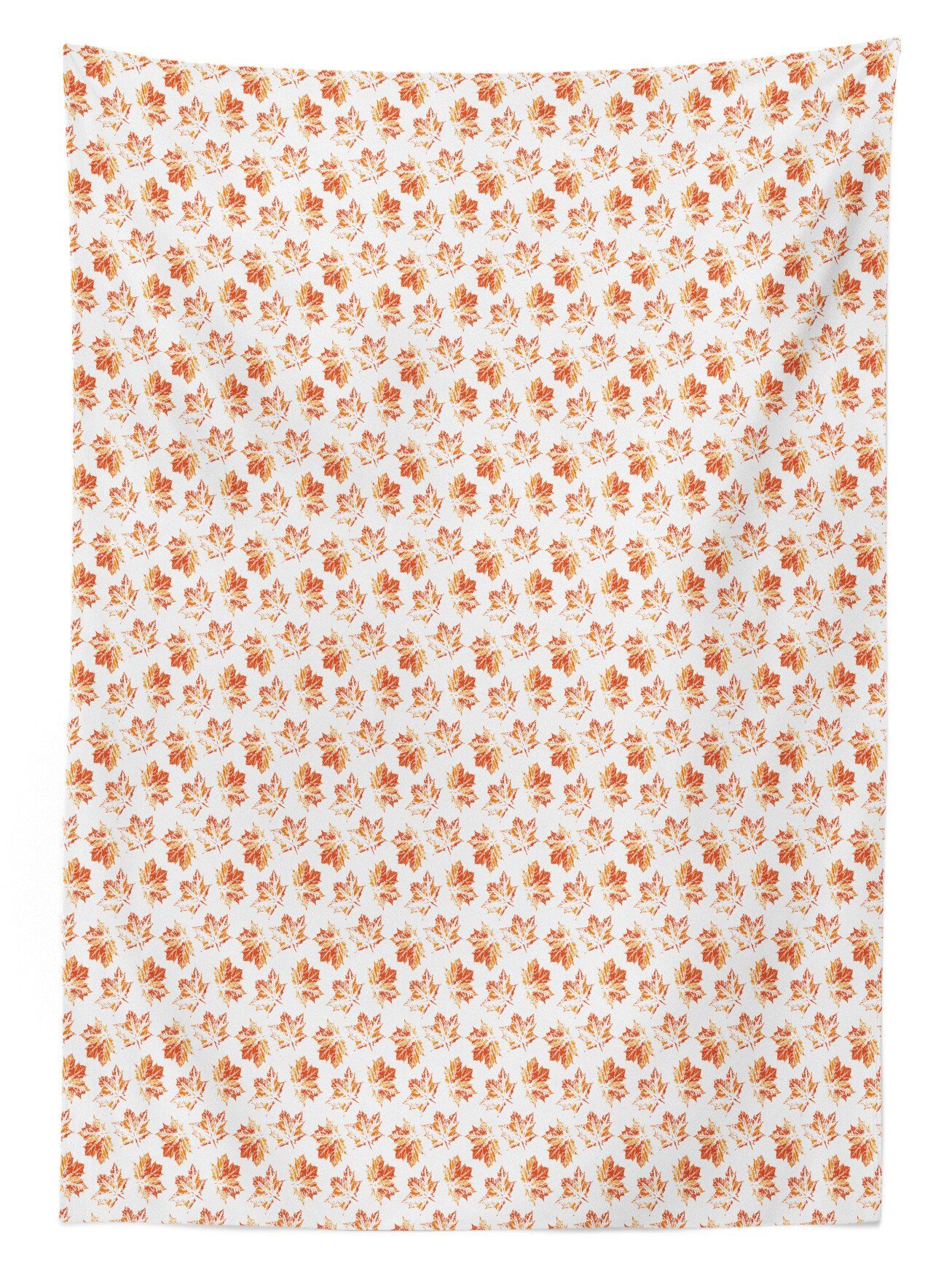 Klare Tischdecke Farben, Leaves den Waschbar Außen Orange Für Abakuhaus Autumn Farbfest geeignet Pattern Bereich