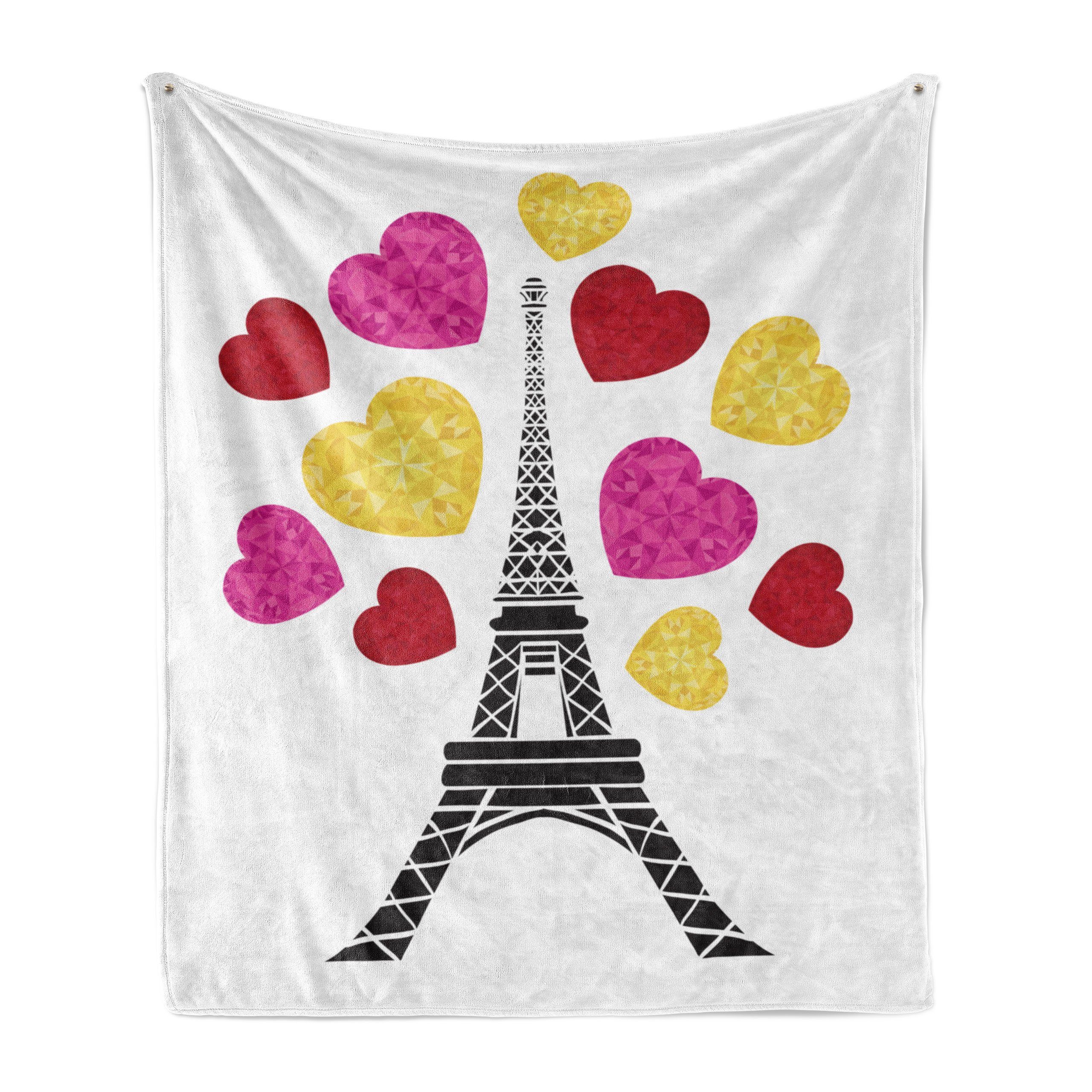 Eiffelturm Plüsch Valentinstag-Layout Wohndecke Außenbereich, und Gemütlicher Innen- den Abakuhaus, für
