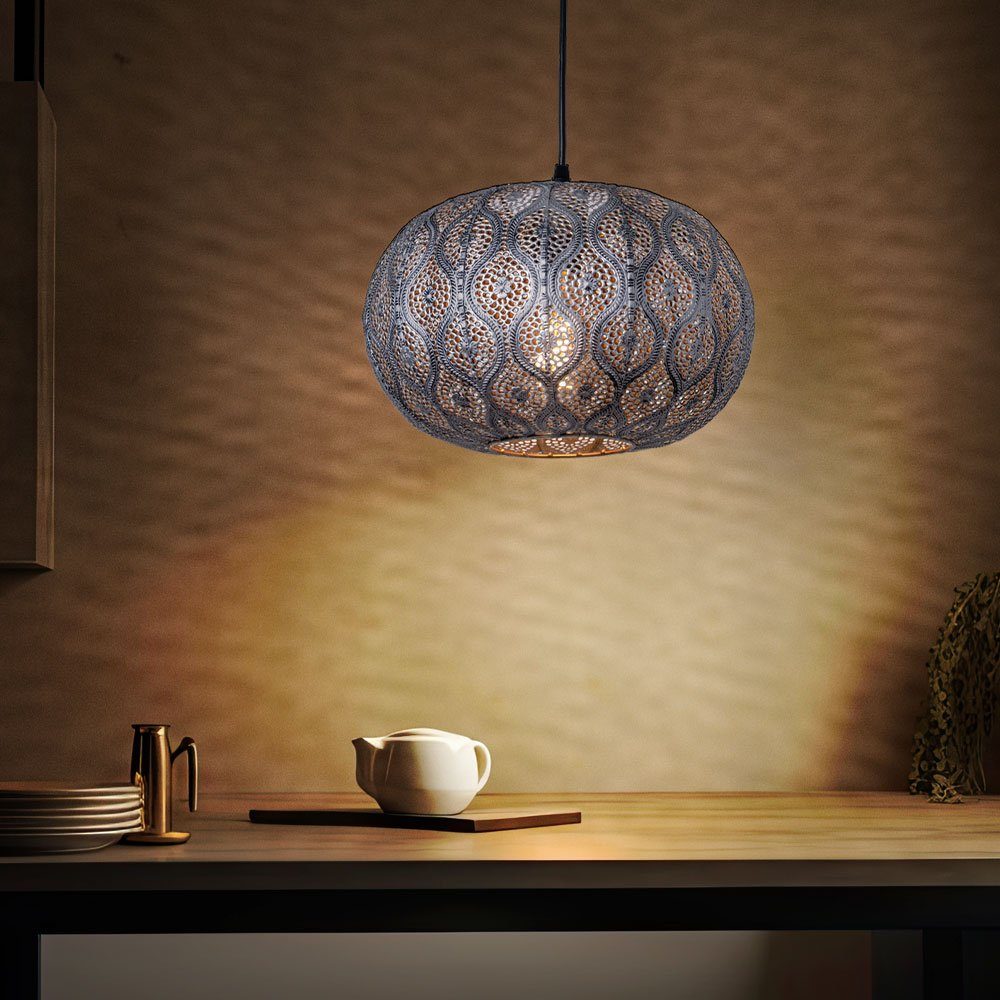 GLOBO LIGHTING Hängeleuchte, Leuchtmittel nicht inklusive, Decken Pendelleuchte im orientalischen Design Hängelampe mit
