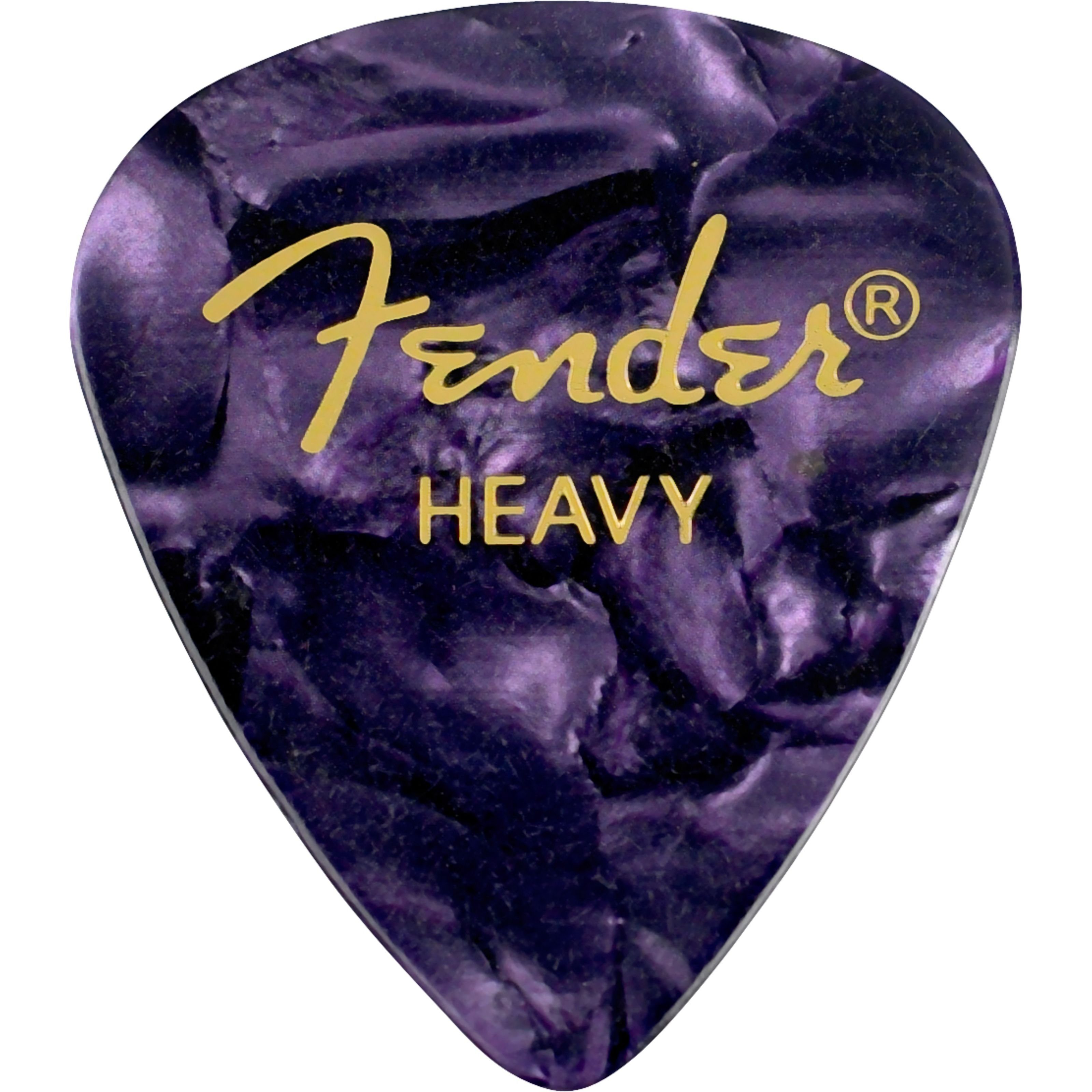 Fender Plektrum, Picks 351 Purple Moto Heavy - Plektren Set