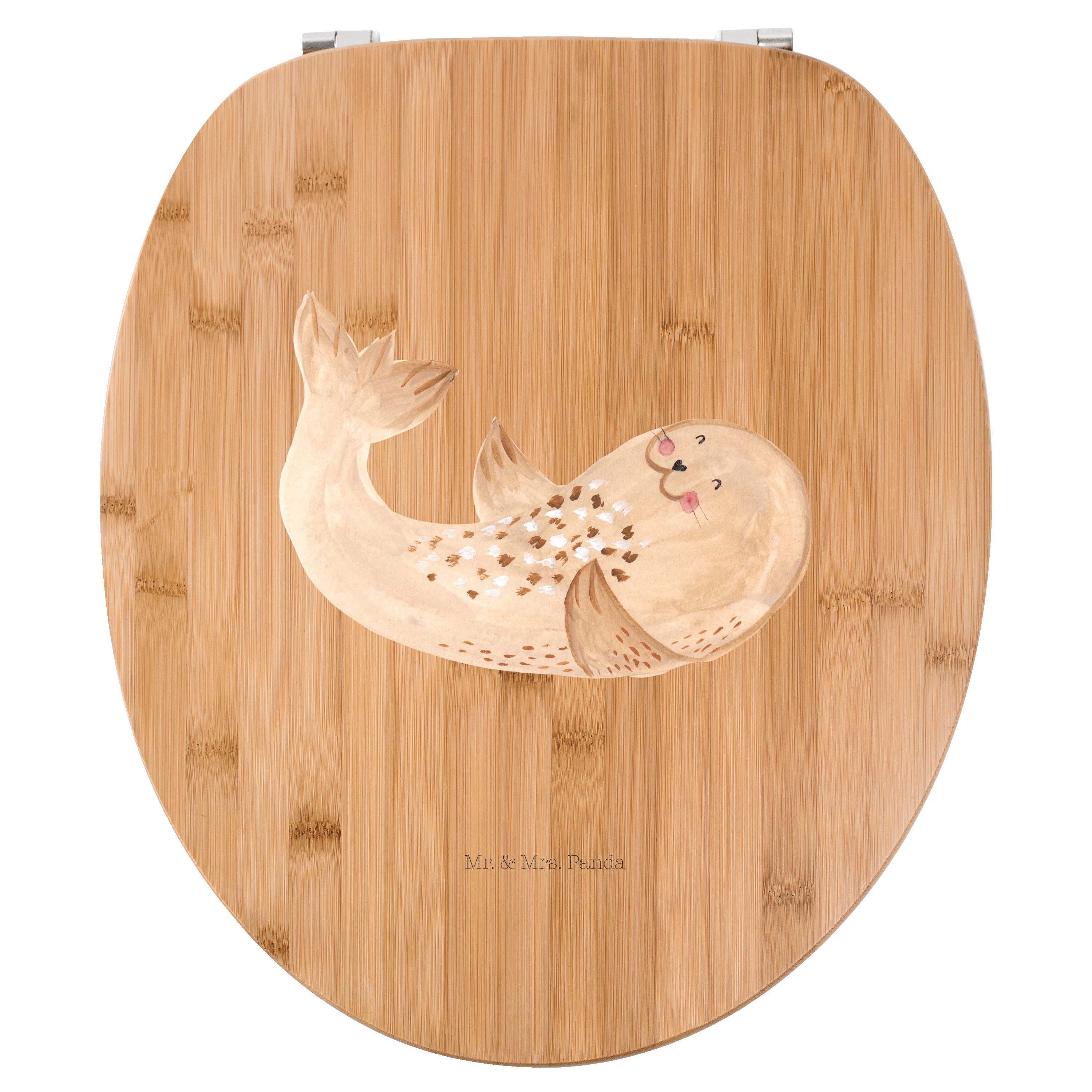 Mr. & Mrs. Panda WCSitz Robbe liegend Transparent Geschenk, WC