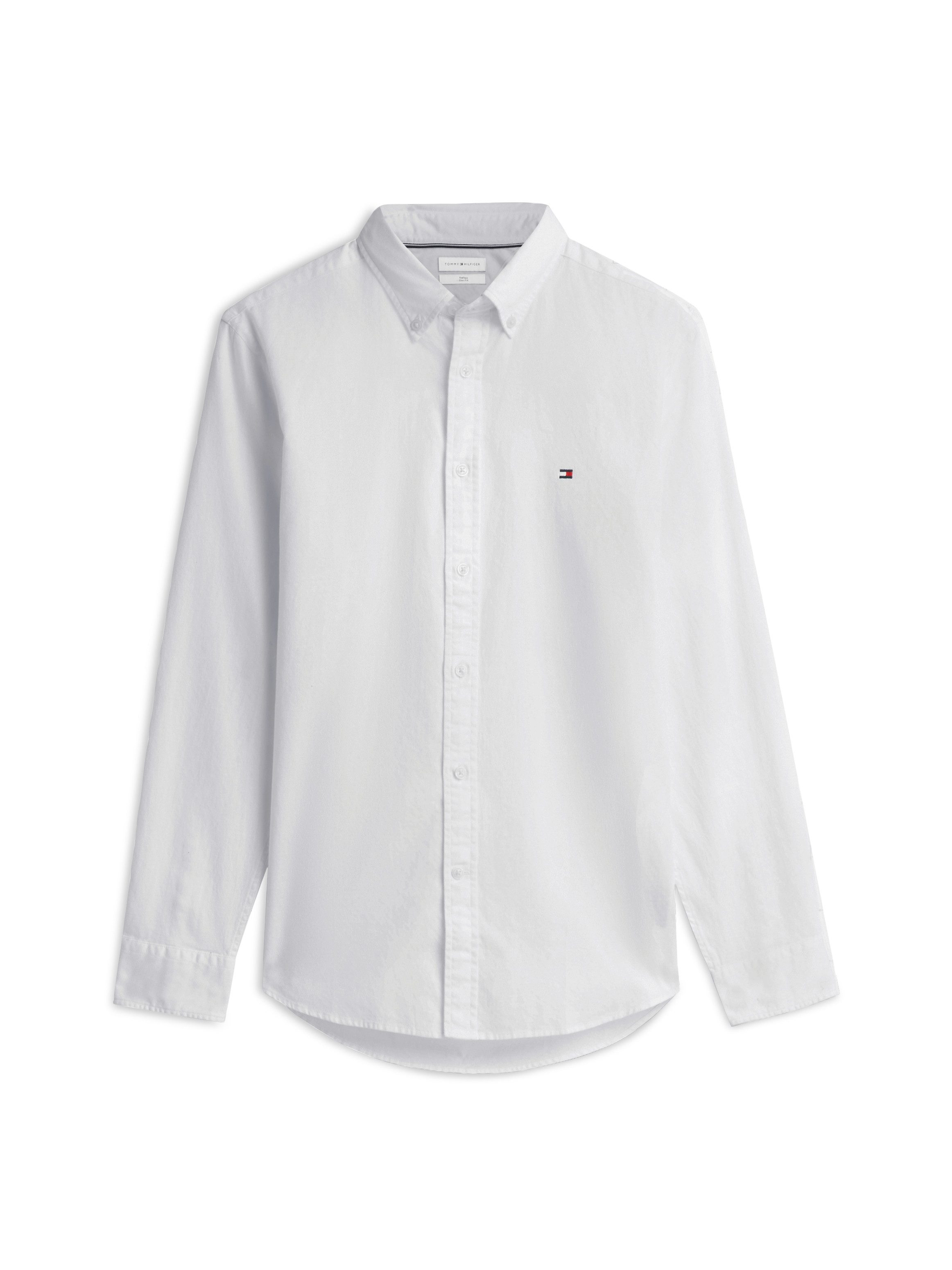 Tommy Hilfiger Langarmhemd FLEX DOBBY SLIM FIT Slim Fit Dobby Structure – Bild 5 von 5