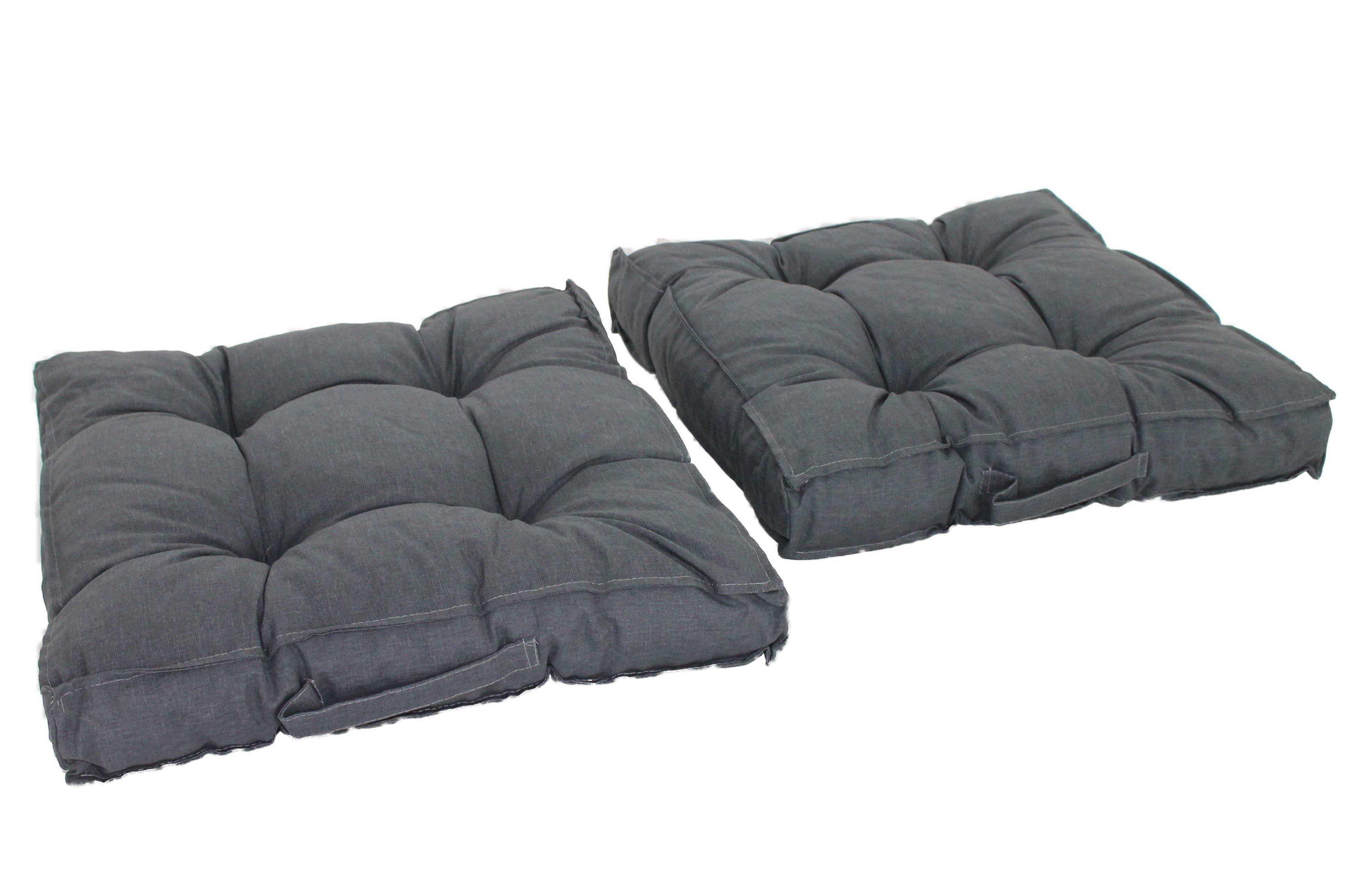 Home Feeling Sitzkissen Boxkissen Loungekissen, 2er-Set, günstig online kaufen