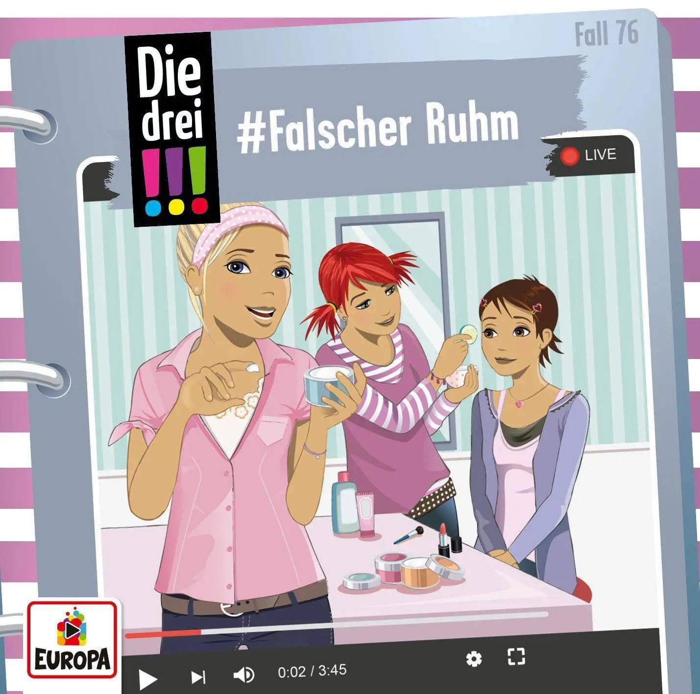 Hörspiel Die drei !!! 76. Falscher Ruhm