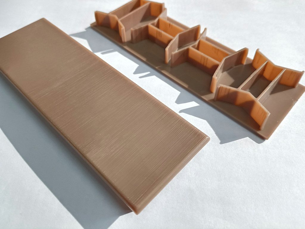 Outgarden Endkappe Endkappe für Alu-Co-Extrusion-Board Teak