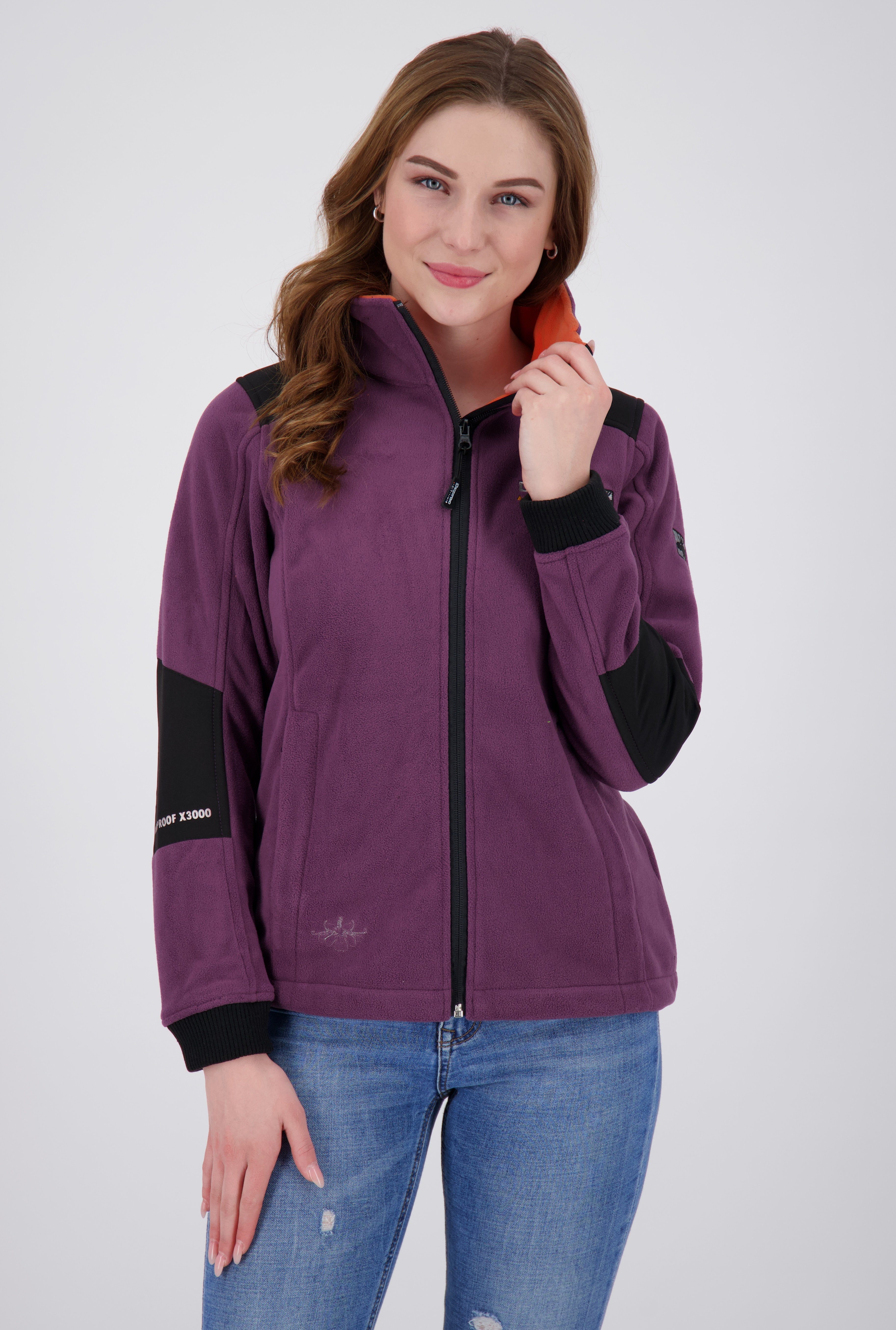 DEPROC Active Fleecejacke Windstopper CANADA NEW CS WOMEN auch in Großen Größen erhältlich, mit atmungsaktiver Membran berry