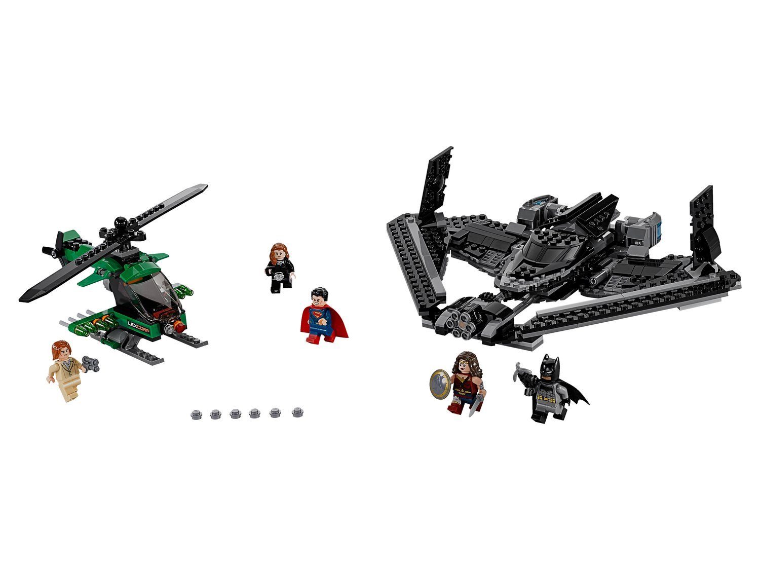 LEGO® Spielbausteine DC 76046 Heroes of Justice: Sky High Battle, (Set, 517 St., Set)