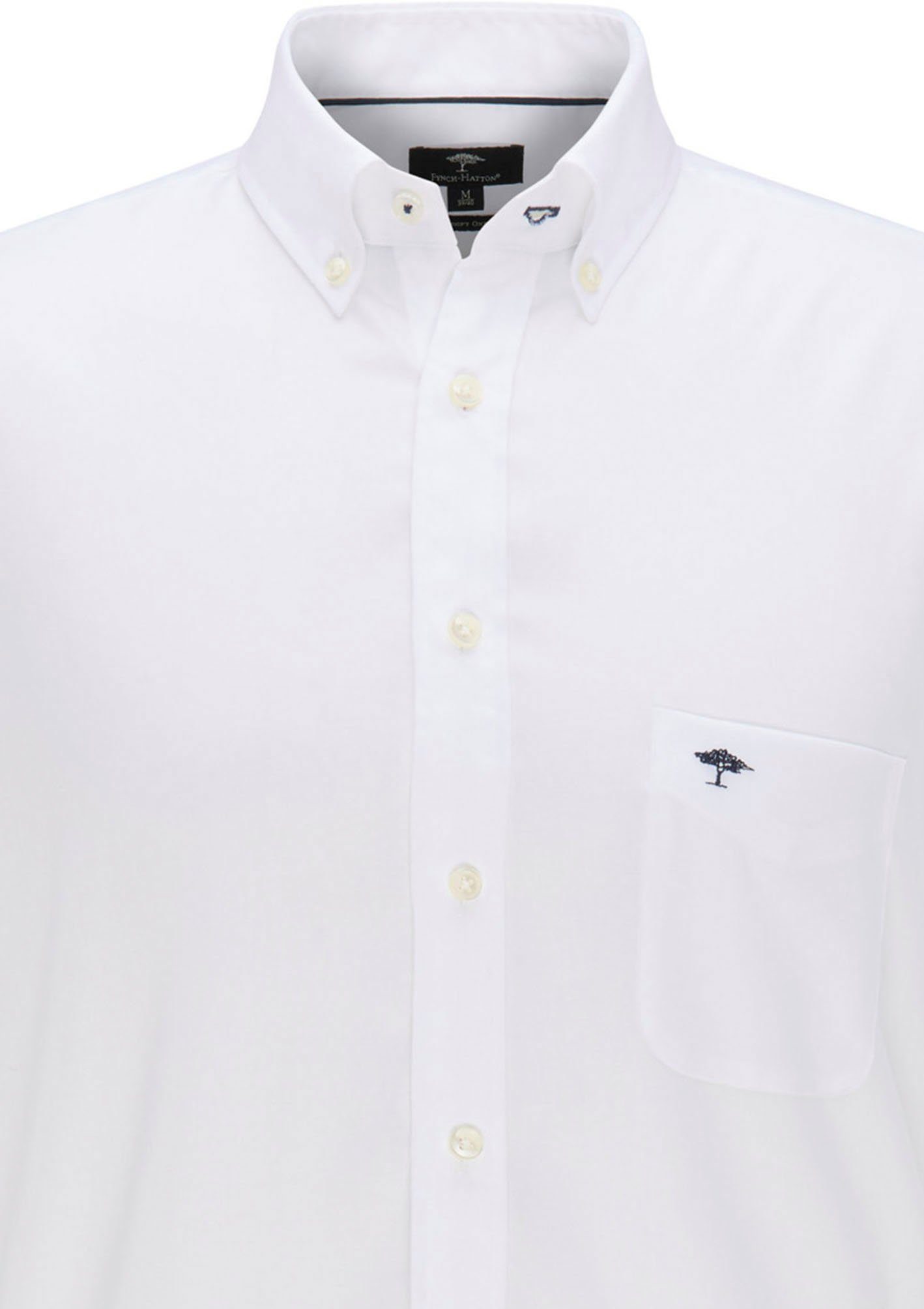 (1-tlg) Langarmhemd FYNCH-HATTON FYNCH-HATTON white Langarmhemd