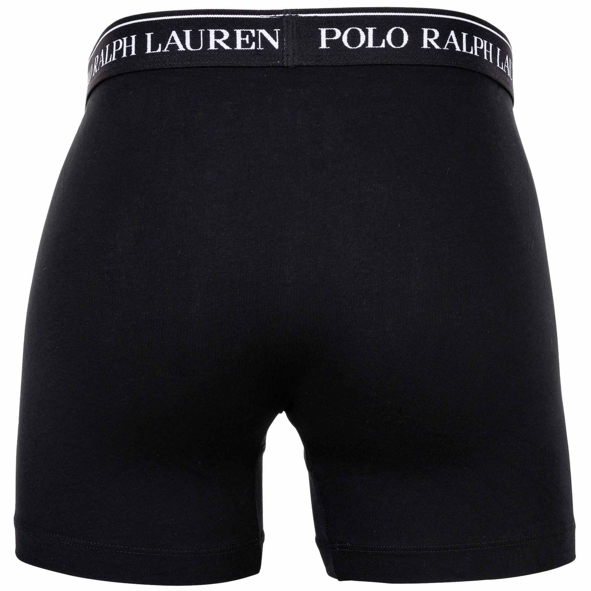Ralph - Pack Herren BRIEF Boxer BOXER Schwarz/Weiß/Grau 3er Lauren - 3 Polo Shorts, Boxer
