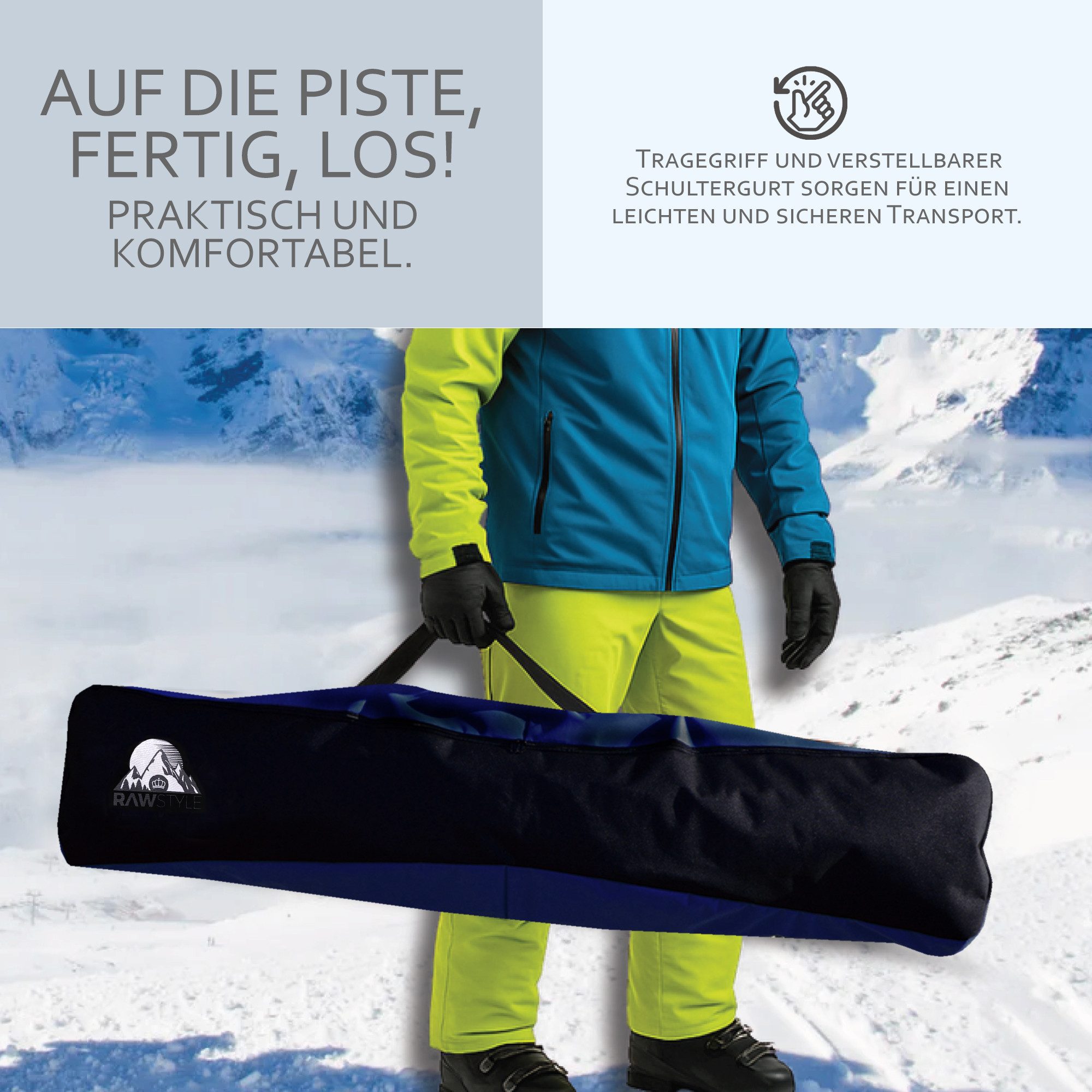 BambiniWelt by Rafael K. Skitasche Snowboardrucksack Universalgröße 170cmx günstig online kaufen