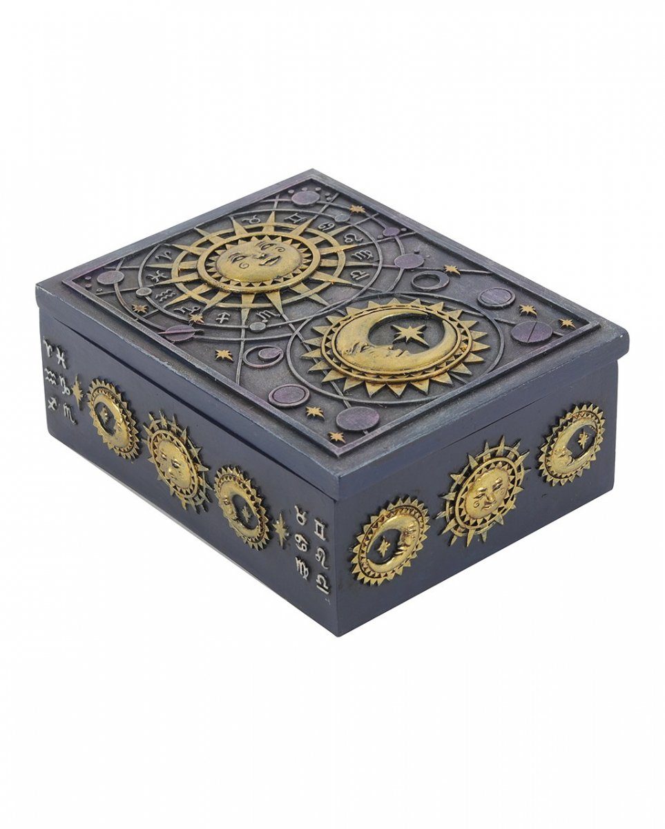 Horror-Shop Dekofigur Sonne & Mond Astrologie Box als wunderschönes Deko