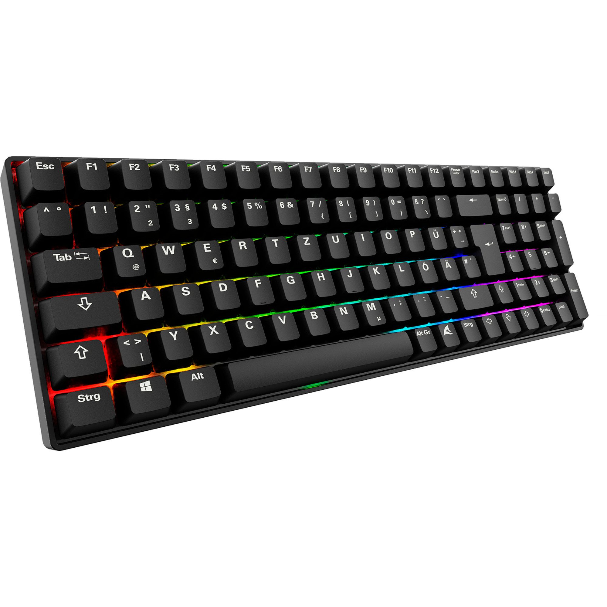 Sharkoon SKILLER SGK50 S2 PBT, Gaming-Tastatur Tastatur