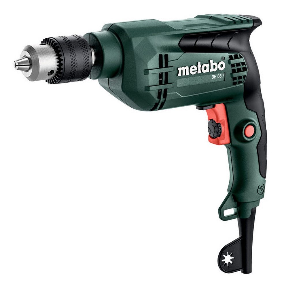 metabo Bohrmaschine BE 650, 230 V, max. 1500 U/min, Mit Zahnkranzbohrfutter im Karton