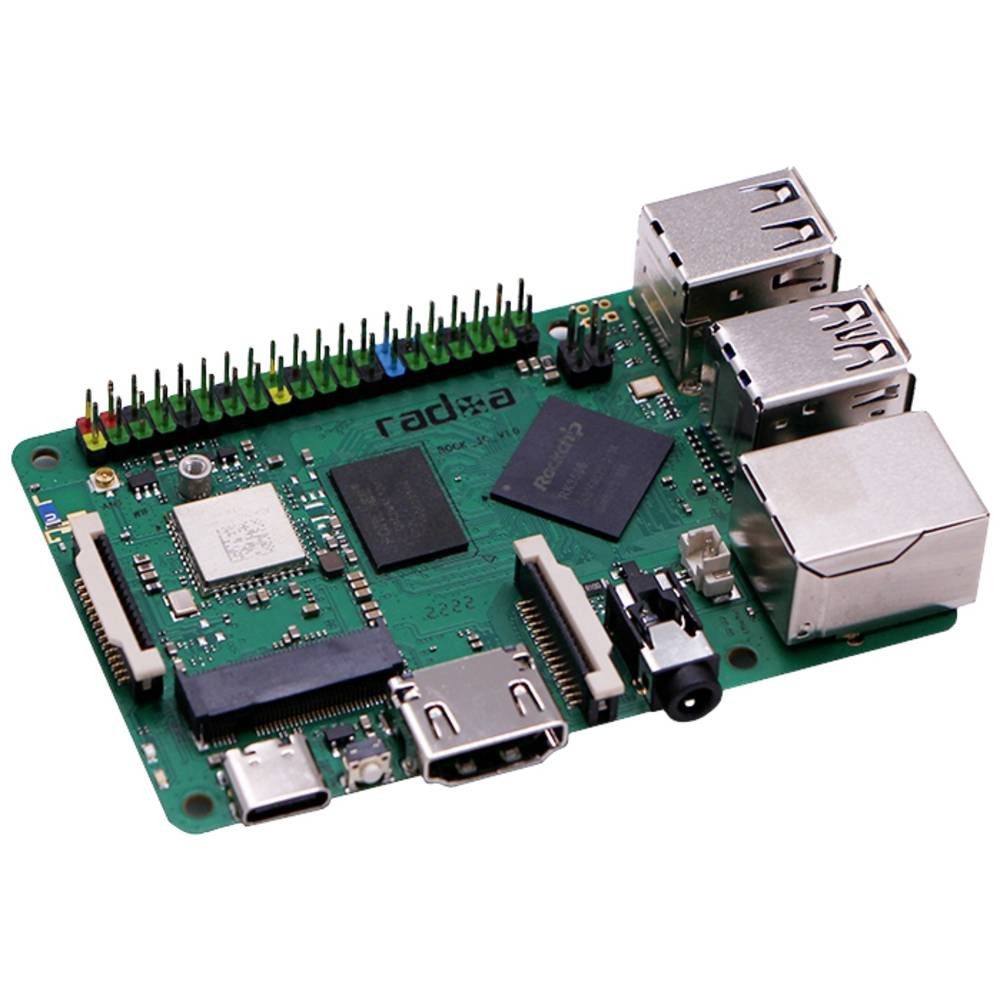 Radxa OKdo ROCK 3 Model C 2GB Single Board Computer Rockchip RS112-D2W2P1 Barebone-PC