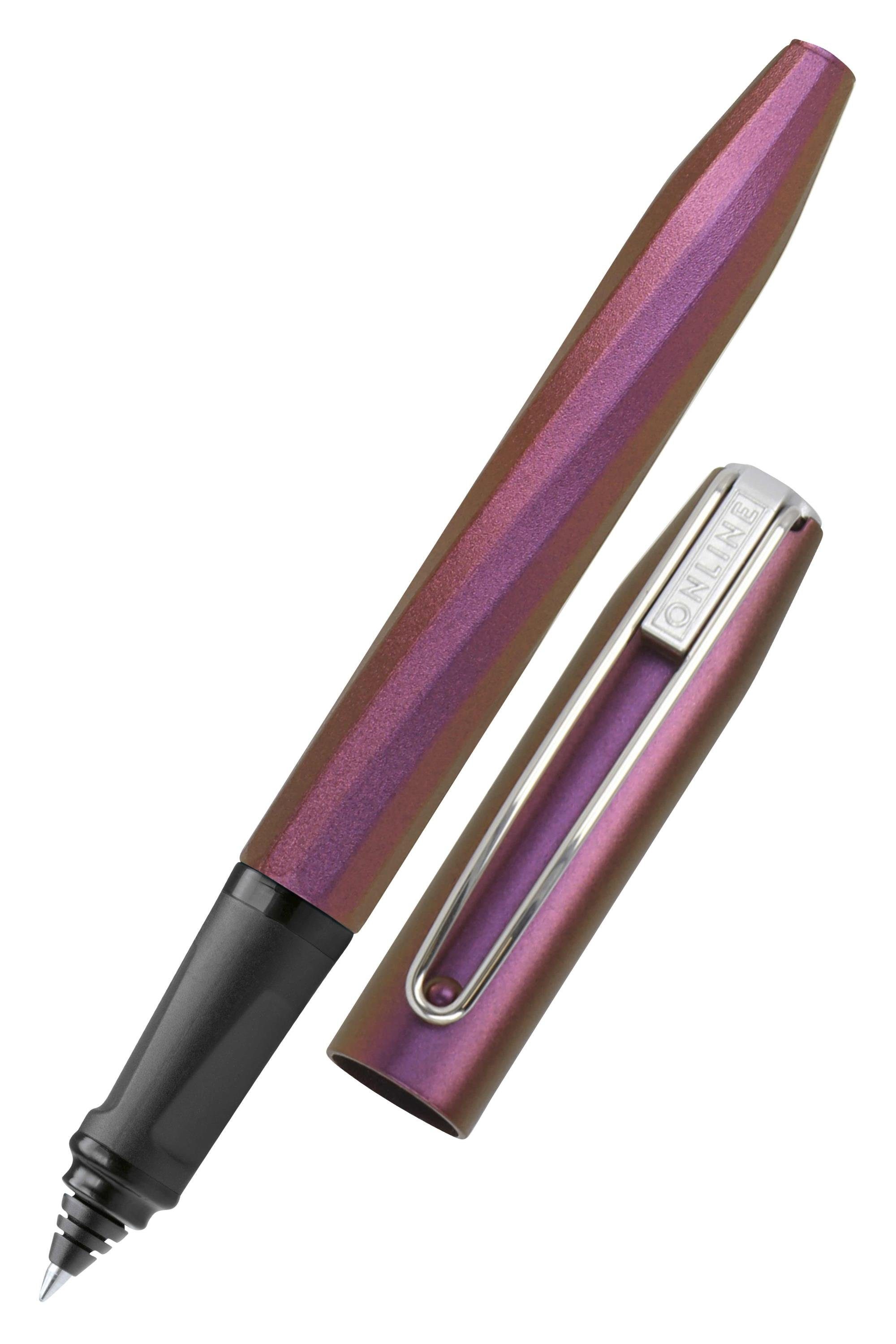 Online Pen Tintenroller Slope, ergonomisch, ideal für die Schule, inkl. Tintenpatrone Pink