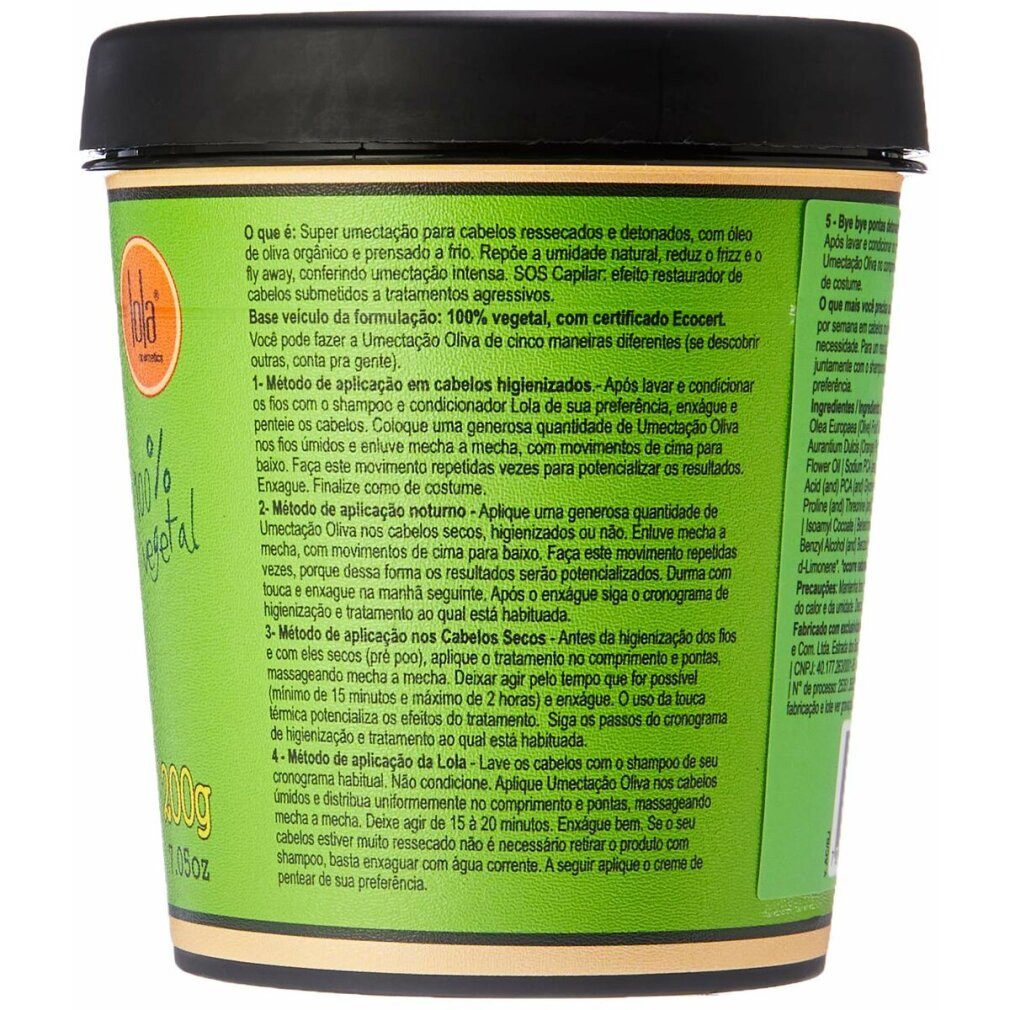 Lola Cosméticos Haarpflege-Set Lola Olive Benetzungsmaske 200 Gr