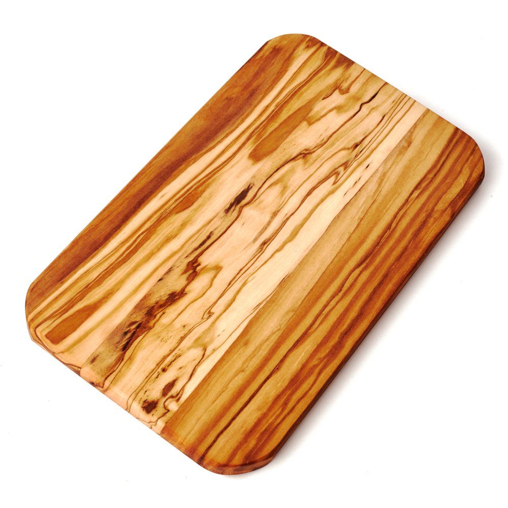 dasOlivenholzbrett Frühstücksbrett Schneidebrett aus Olivenholz, dünn, geklebt, Olivenholz, (1-St)