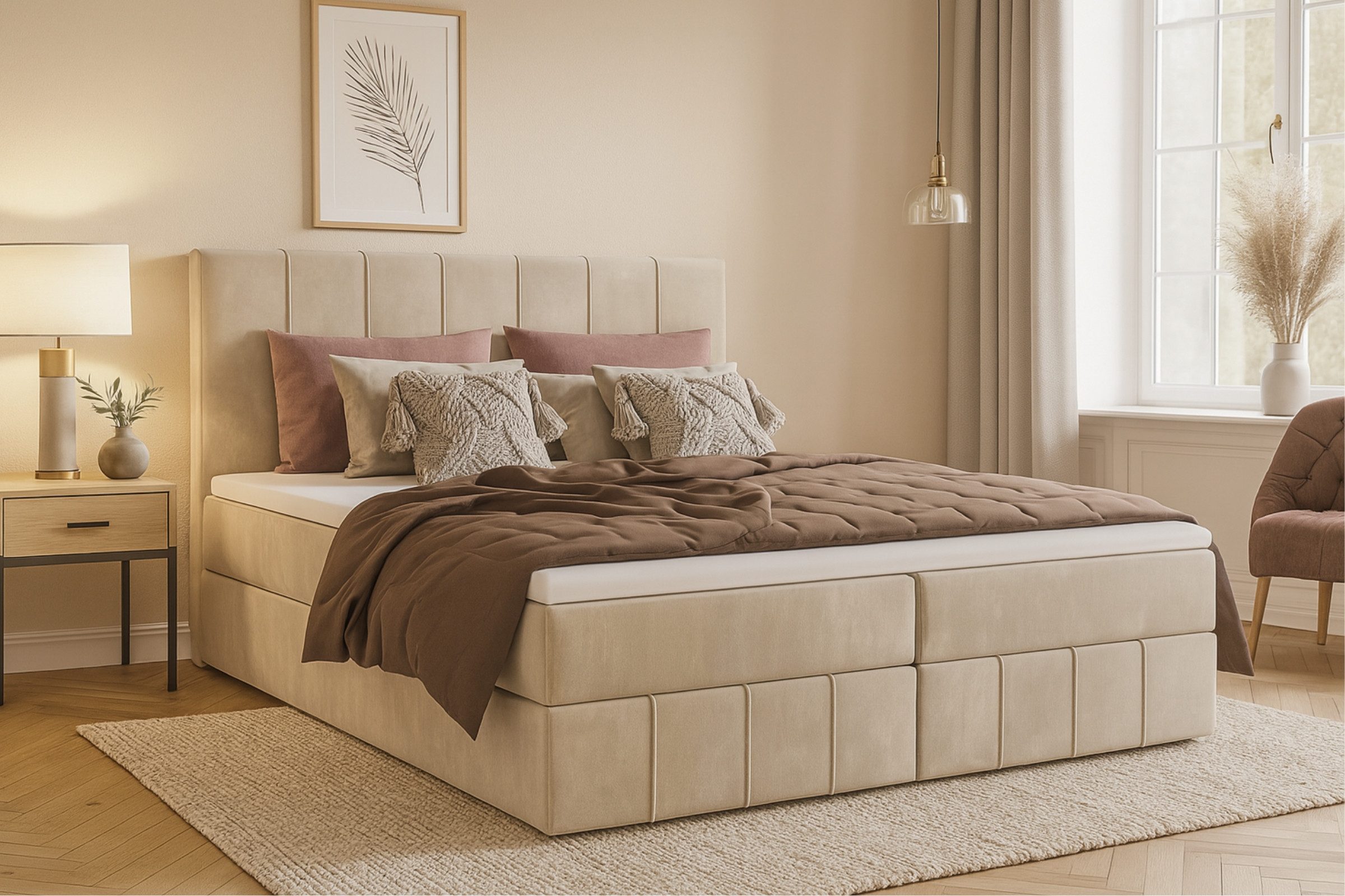 Deine Möbel 24 Boxspringbett BOHO in günstig online kaufen