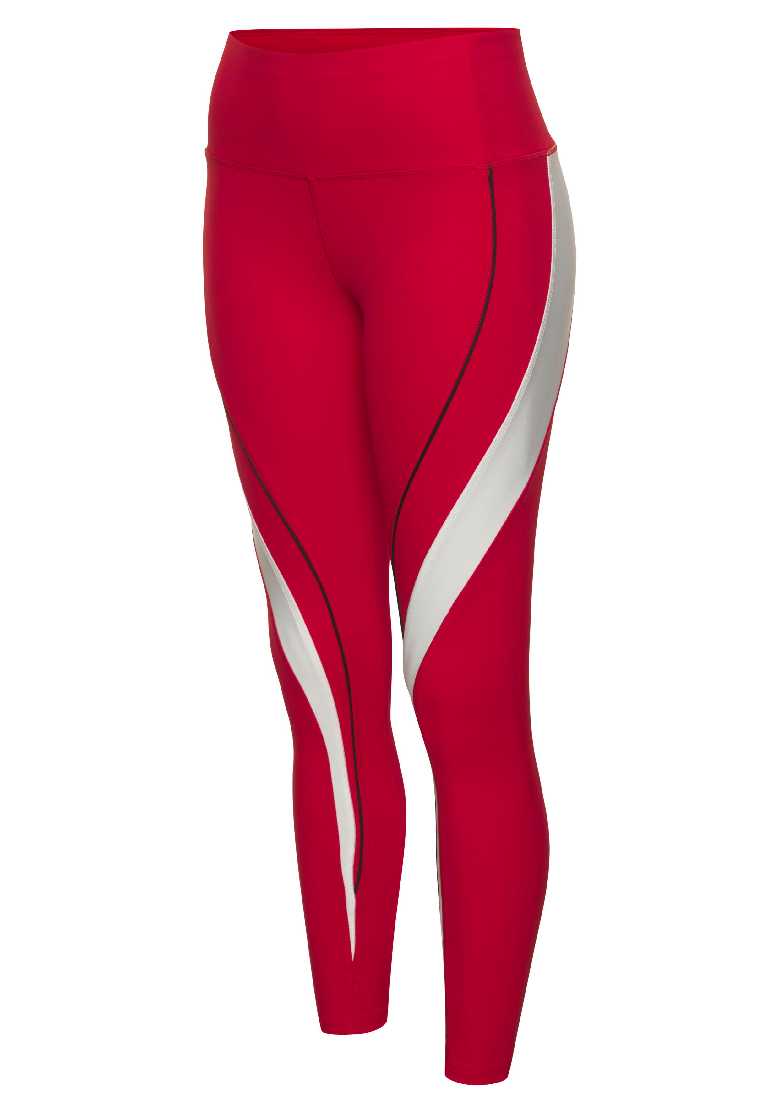 LASCANA ACTIVE Leggings Logo-Badge und Reißverschlusstasche auf der Rückseite