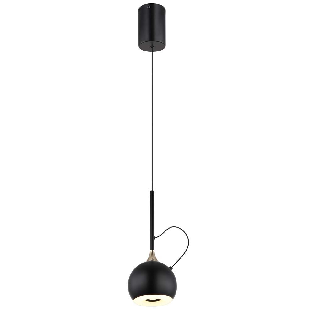 GLOBO LIGHTING LED-Hängeleuchte, LED-Leuchtmittel fest verbaut, Warmweiß, Hängeleuchte Pendelleuchte Deckenlampe Metall schwarz matt H 150 cm