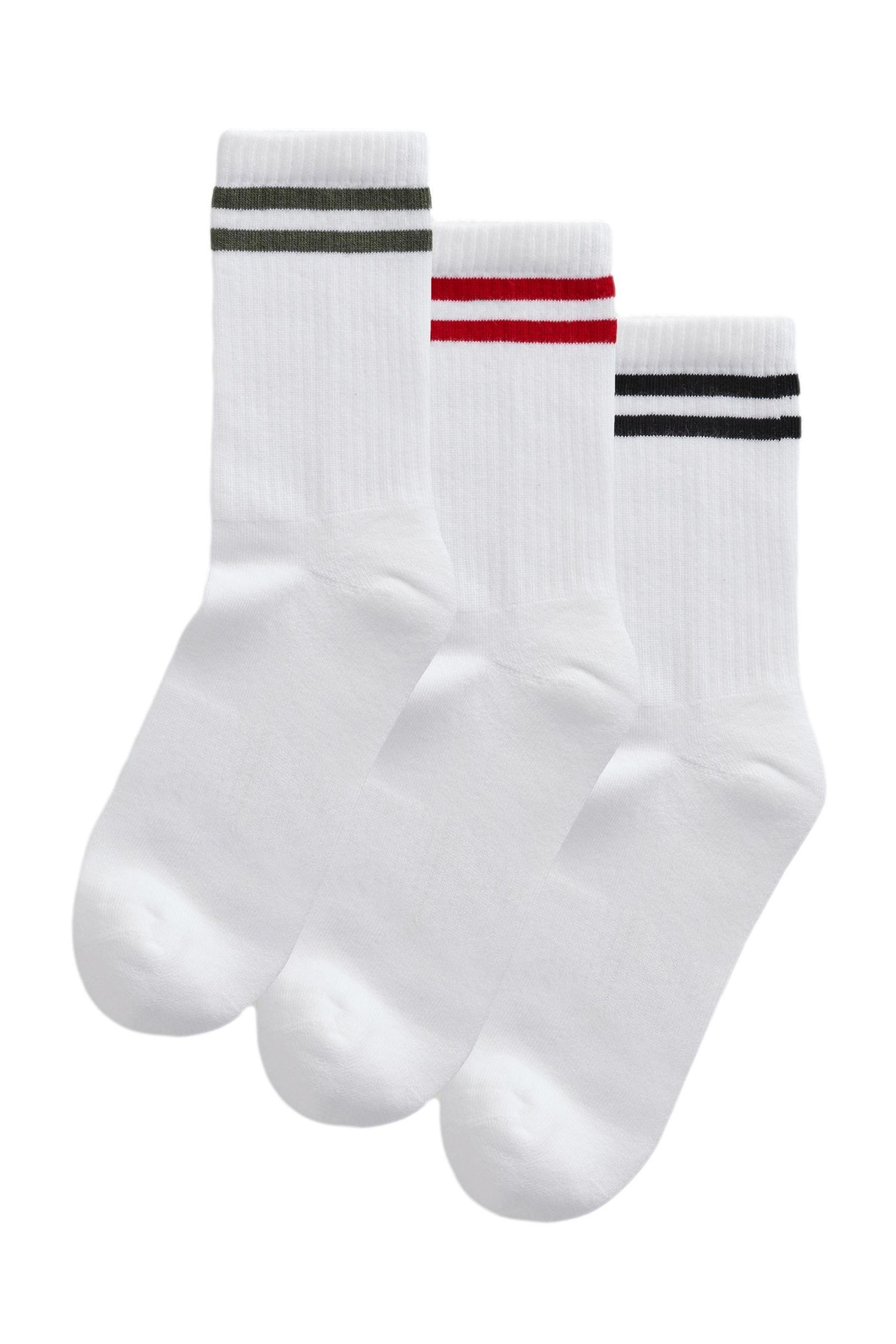 Next Kurzsocken Gerippte Sportsöckchen, Fußgewölbestütze, 3er-Pack günstig online kaufen