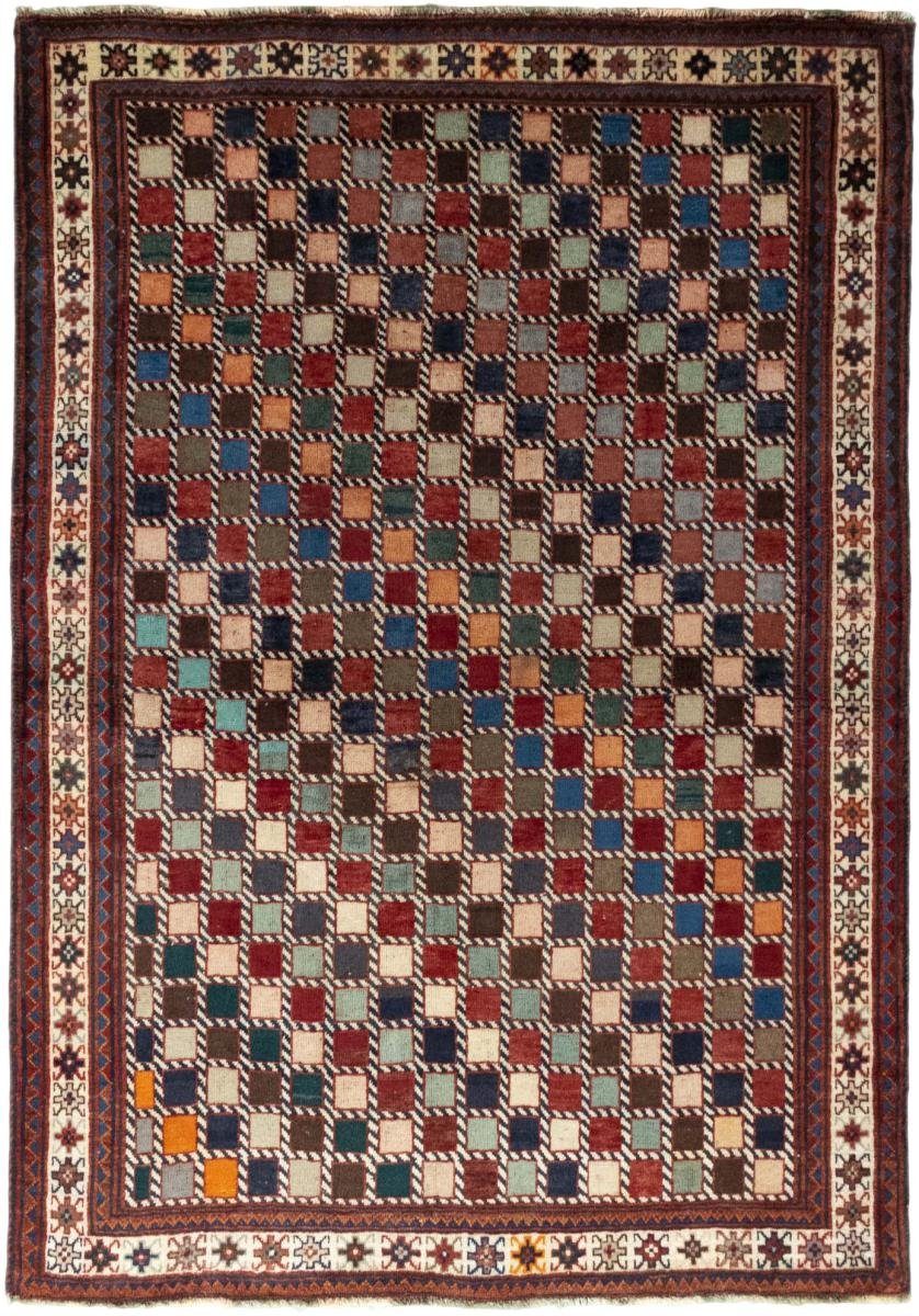 Orientteppich Perser Gabbeh Ghashghai 121x173 Handgeknüpfter Moderner, Nain Trading, rechteckig, Höhe: 15 mm