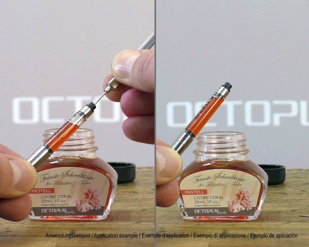 OCTOPUS Fluids zum von (1-tlg) OCTOPUS Tintenkonverter Füllhalter Tintenabsorber Nachfüllen Füller-P, und