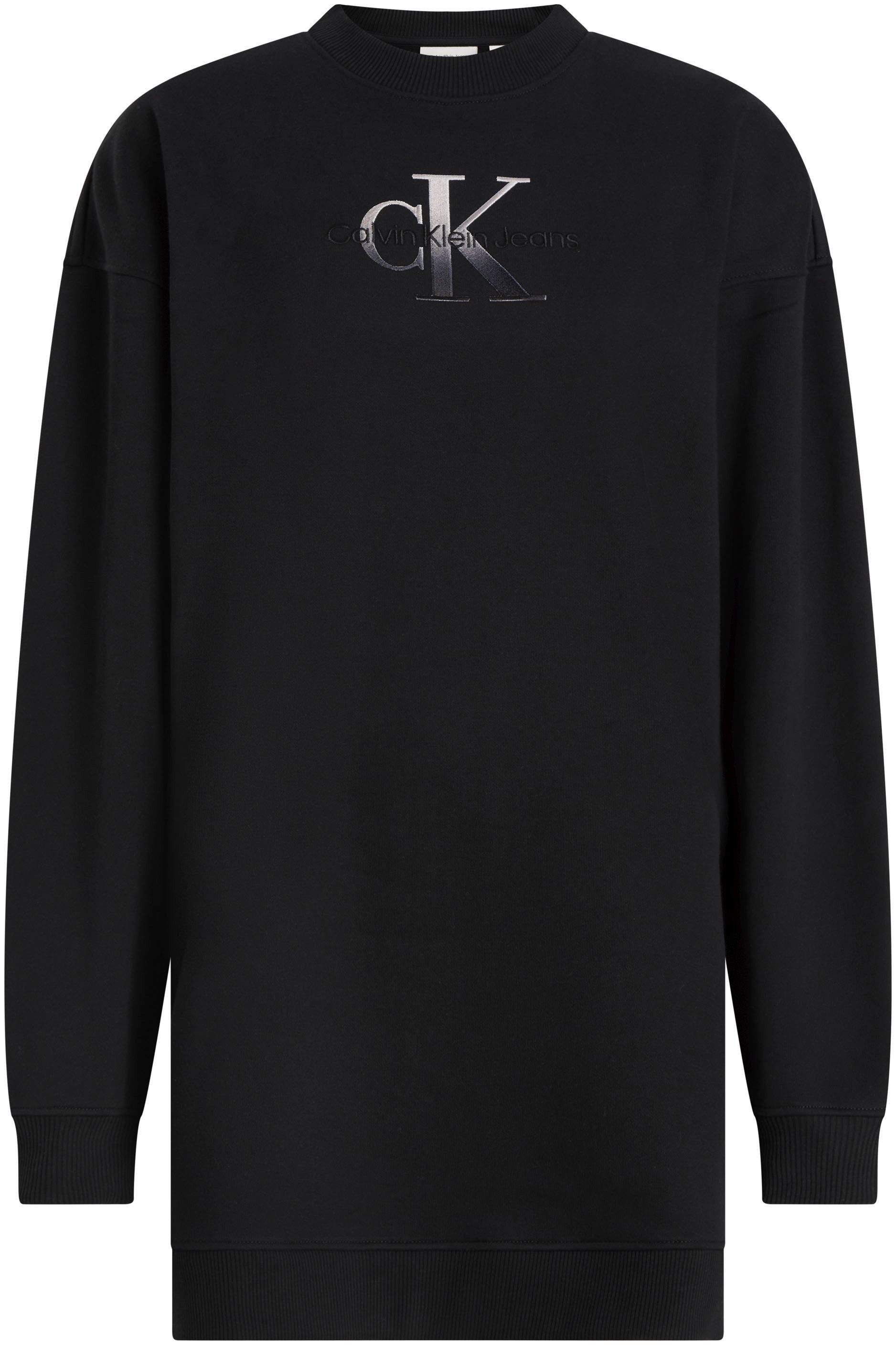 Calvin Klein Jeans sweatshirt dress EMBROIDERED MONOLOGO CREW DRESS with logo embroidery